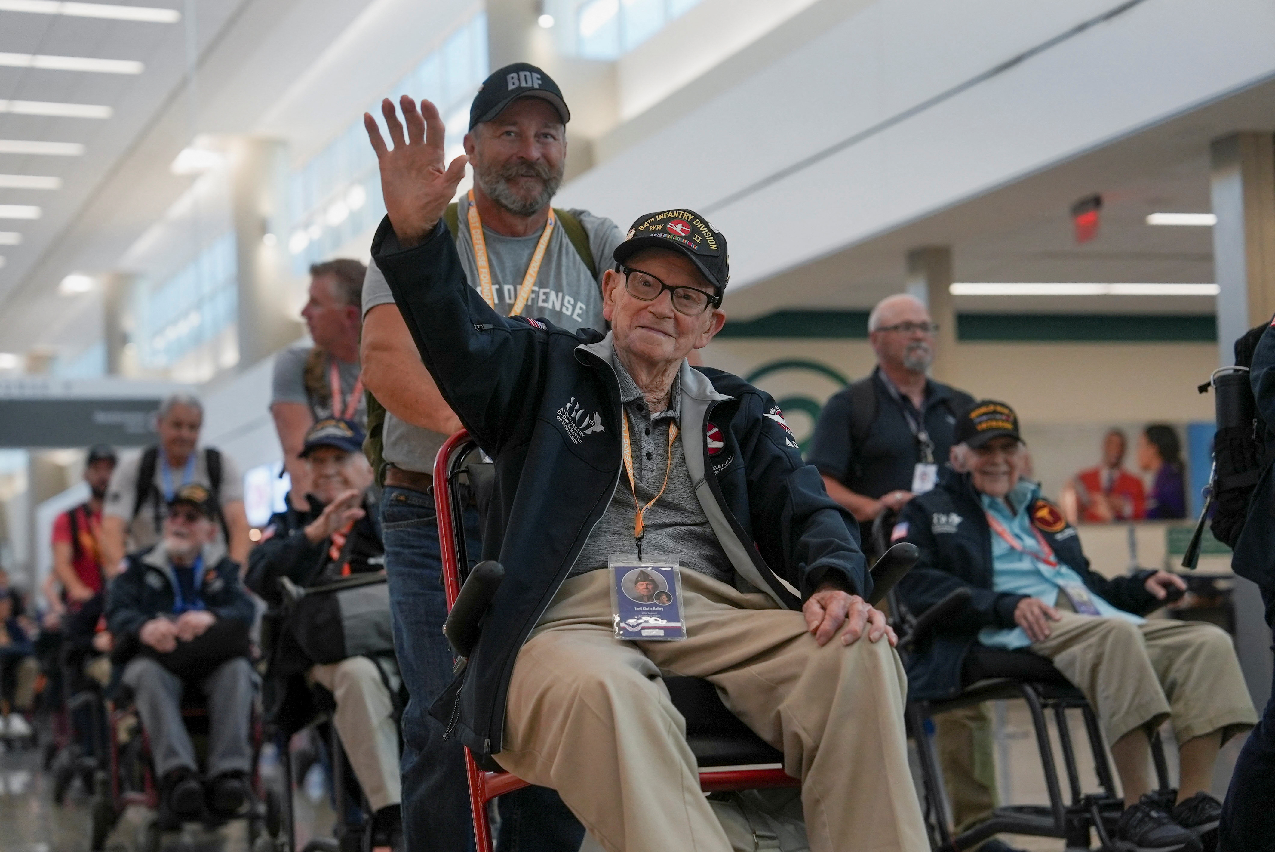 World War II Veterans prepare to travel to Normandy, France to commemorate D-Day