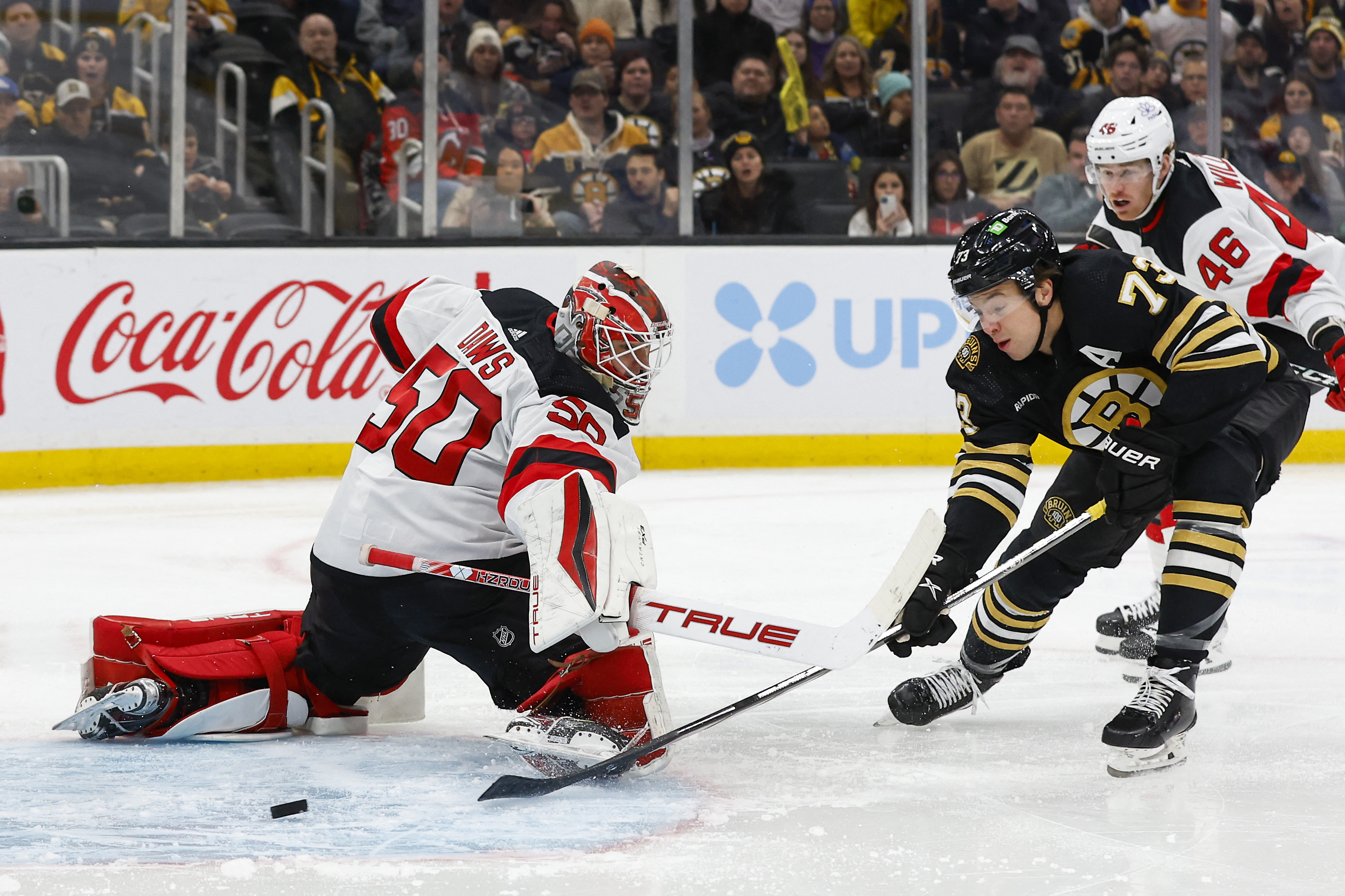 Jeremy Swayman's shutout helps Bruins beat Devils | Reuters