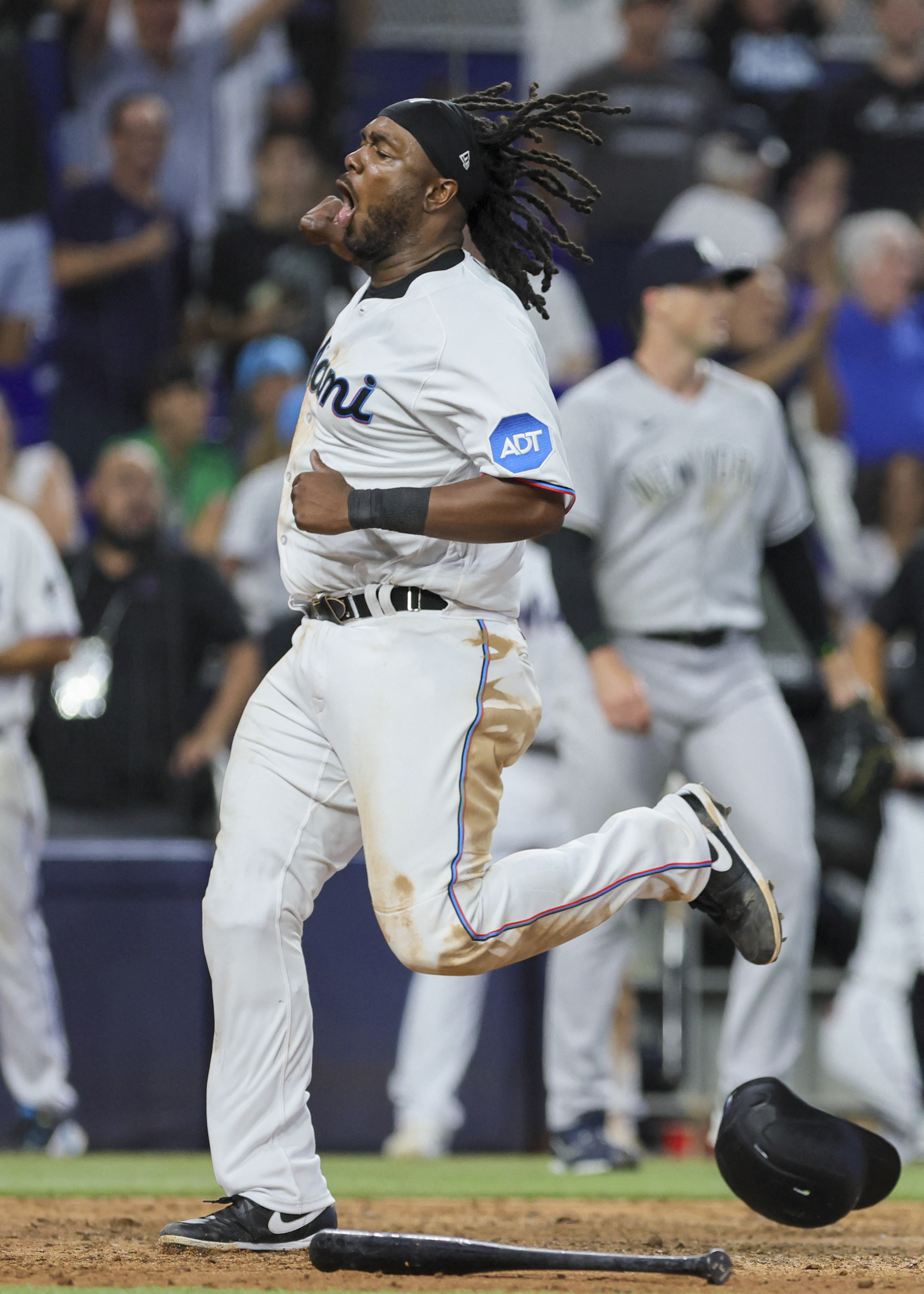 Marlins stun with 5 runs in 9th, beat Yankees 8-7 as Burger gets  game-ending hit – NBC 6 South Florida