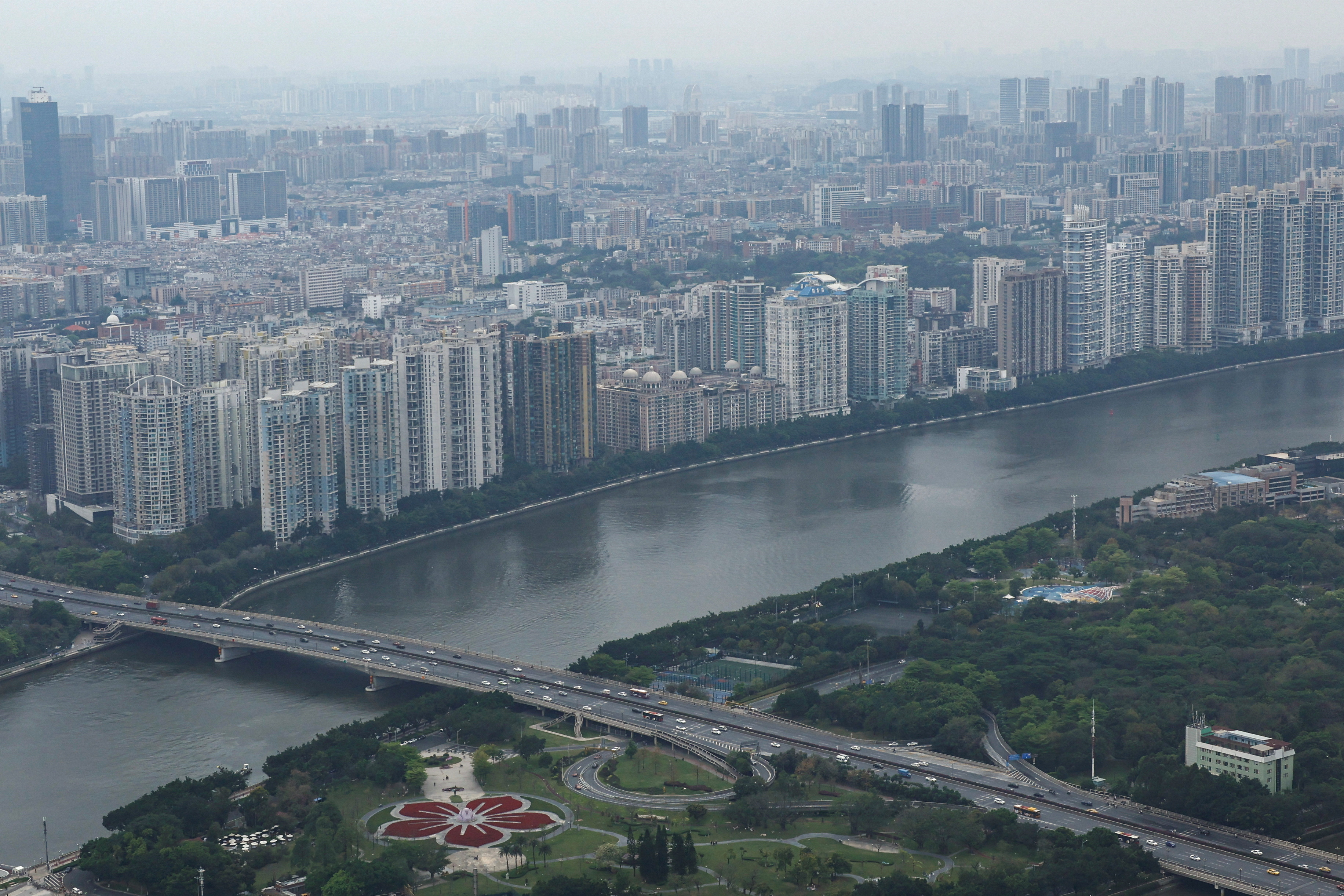 General view in Guangzhou, Guangdong province