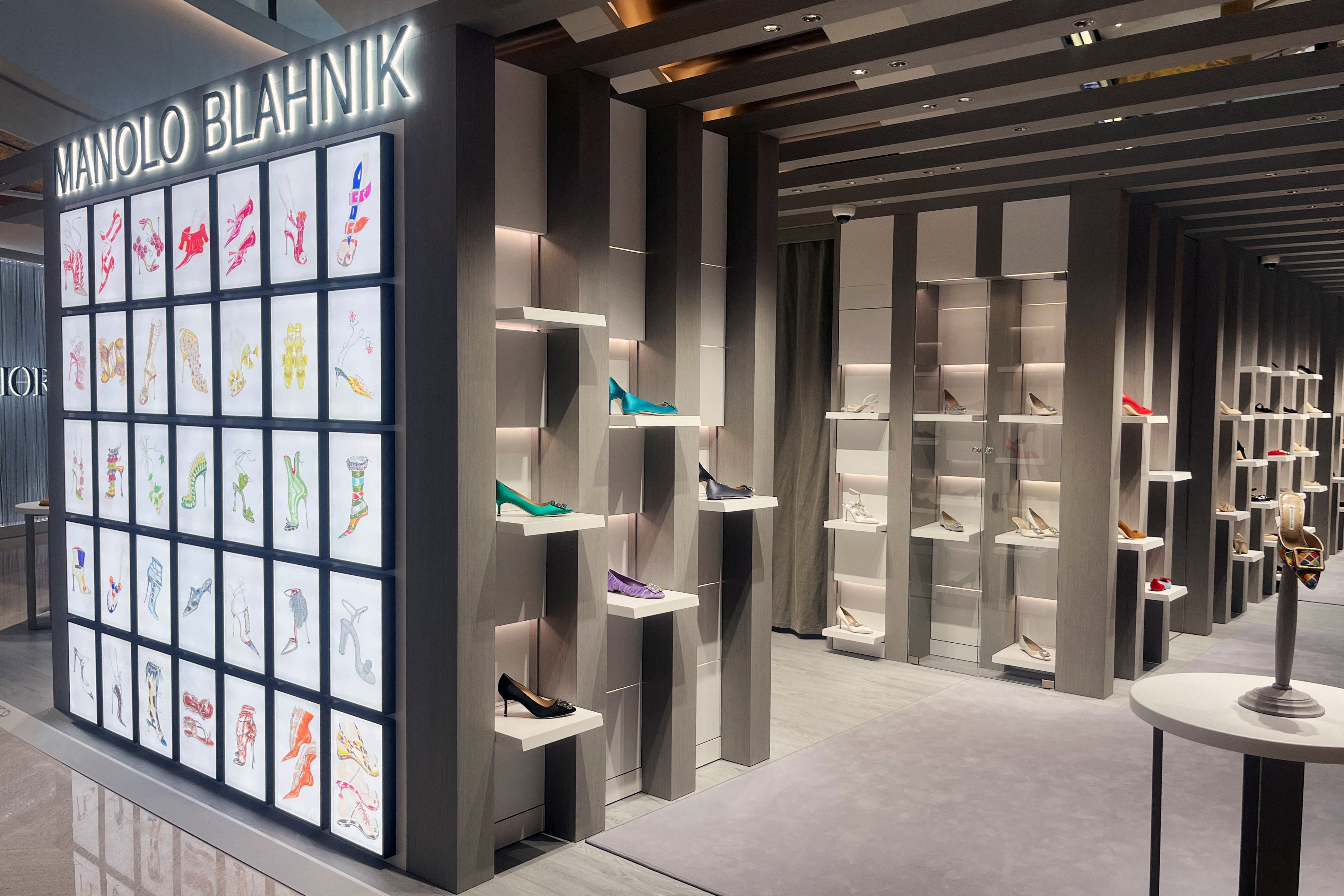 Manolo Blahnik store in Shanghai