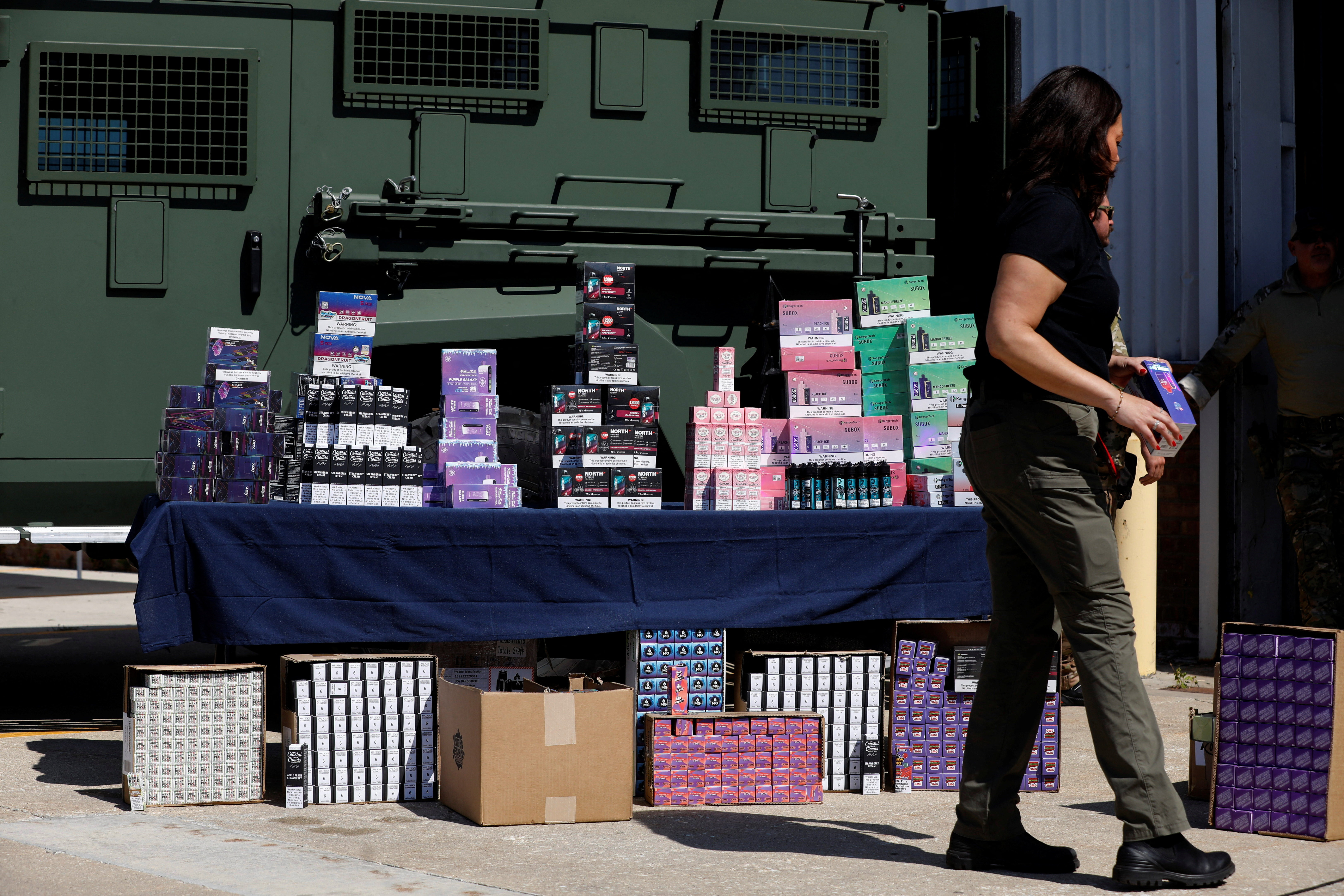 medway council seized over 1 million illegal cigarettes and vapes US FDA, border agency seize $86.5 million worth of unauthorized e-cigarettes