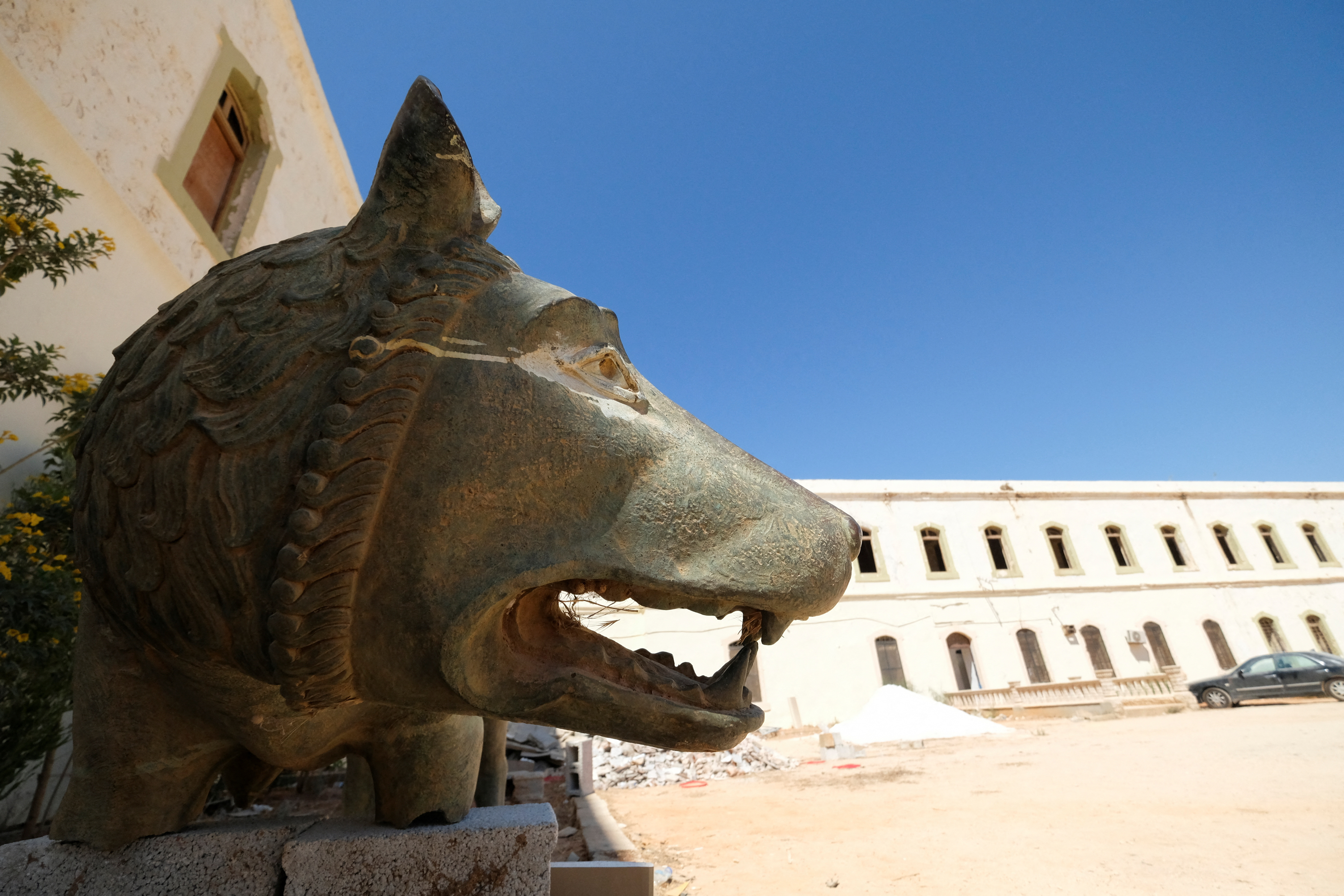 Libya recovers colonial wolf statue sold as scrap and found on a