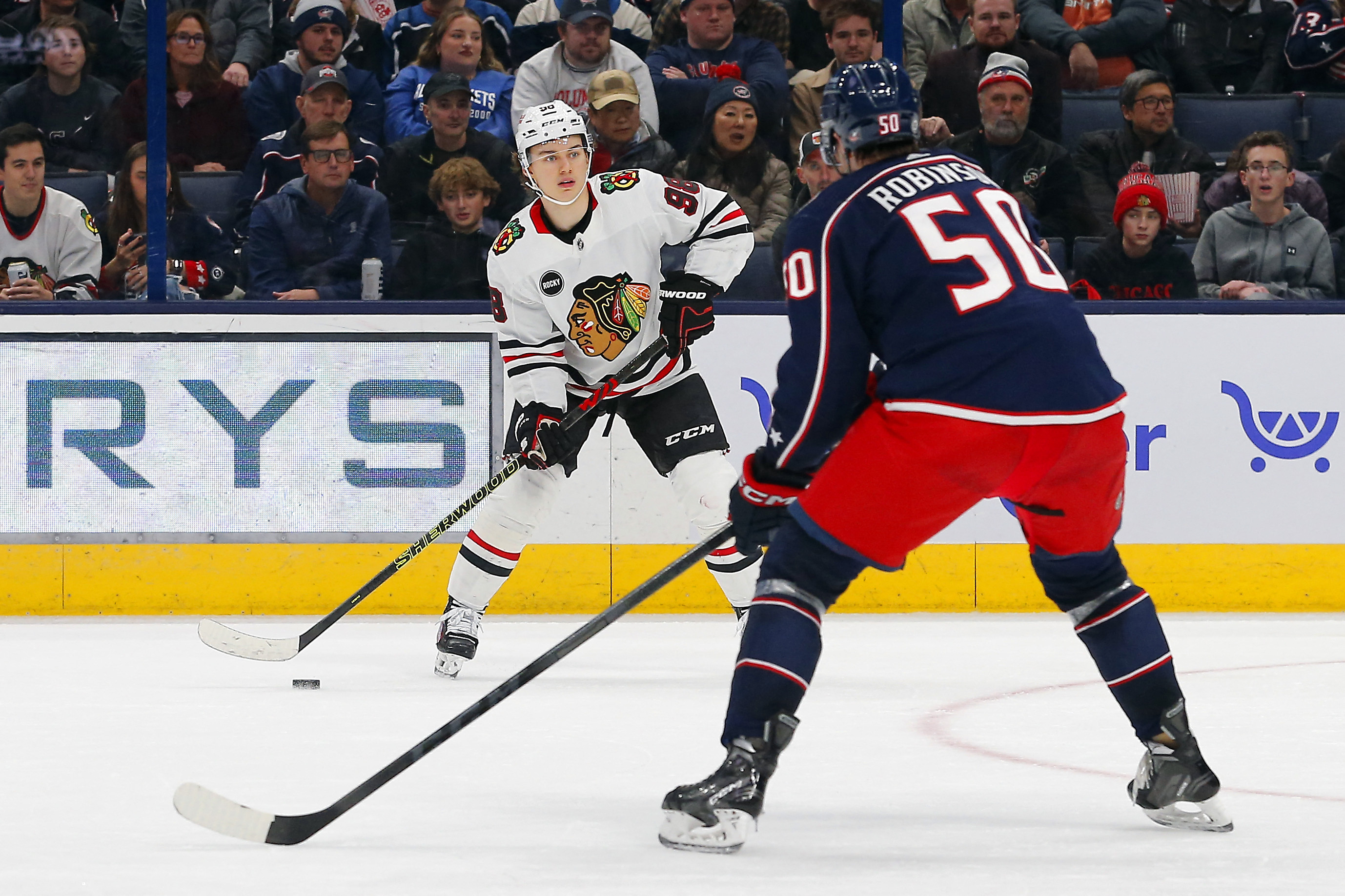 Blue Jackets pile on early, rout Blackhawks at home | Reuters