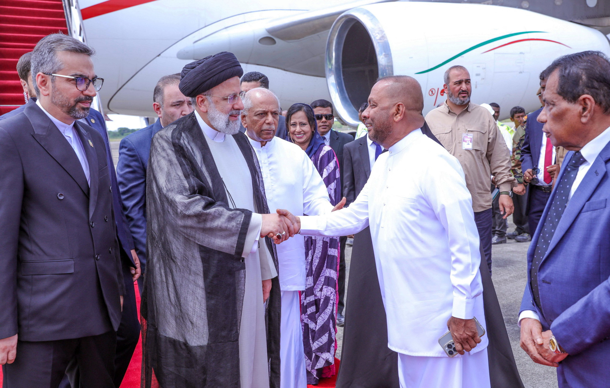 Iran's President Ebrahim Raisi visits Sri Lanka