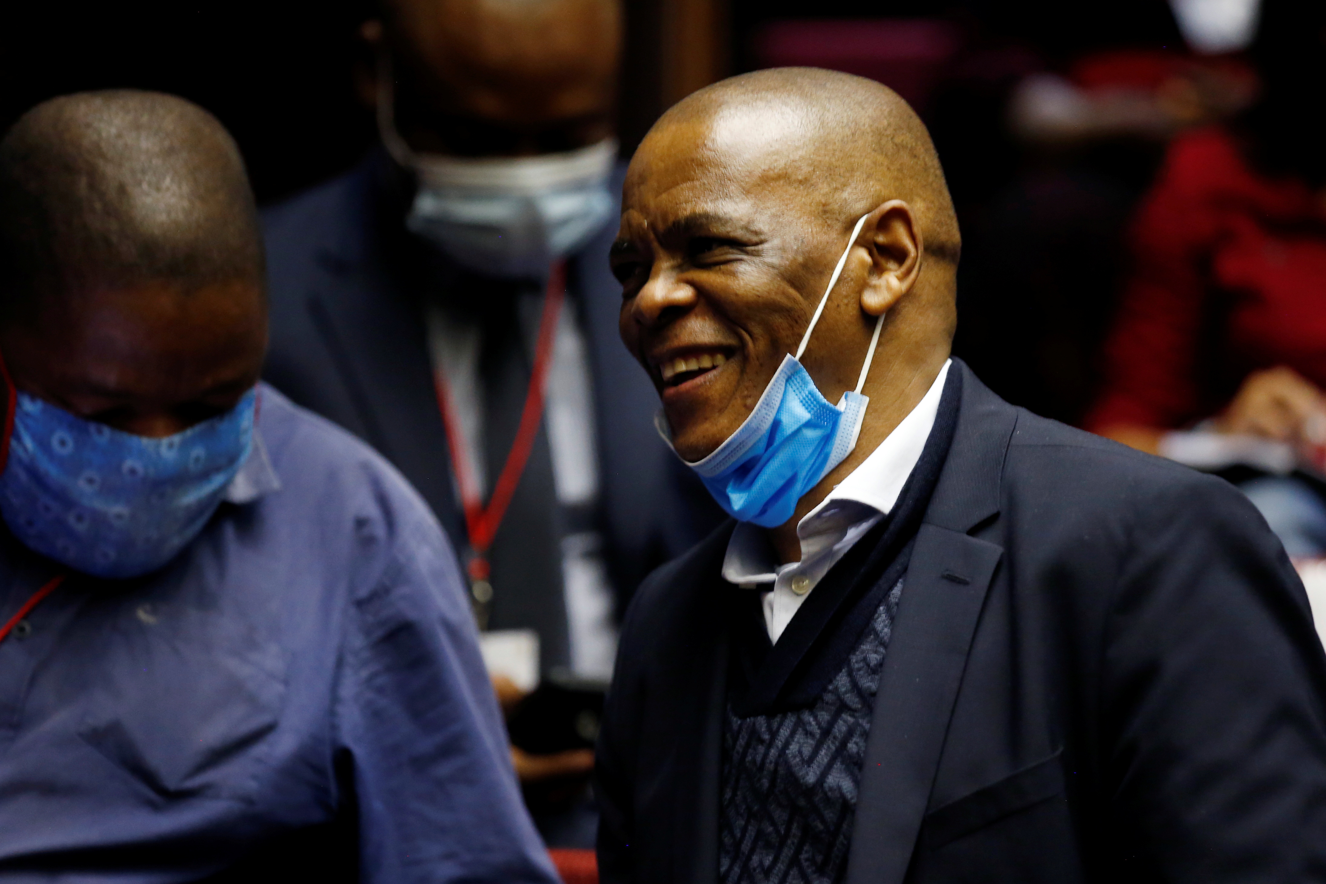 Suspended African National Congress (ANC) secretary general Ace Magashule arrives in court