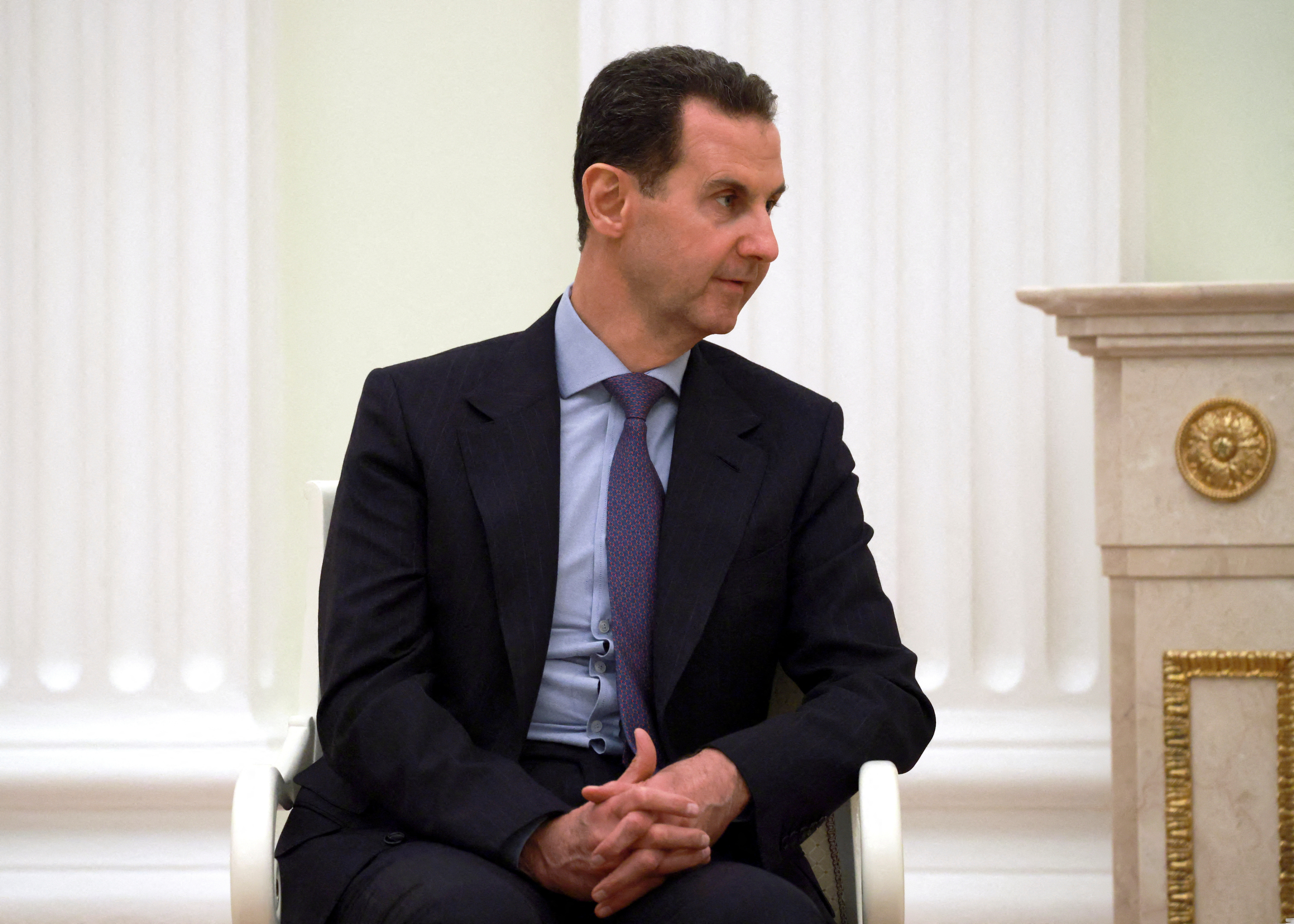 Russia's President Putin and Syria's President Assad meet in Moscow