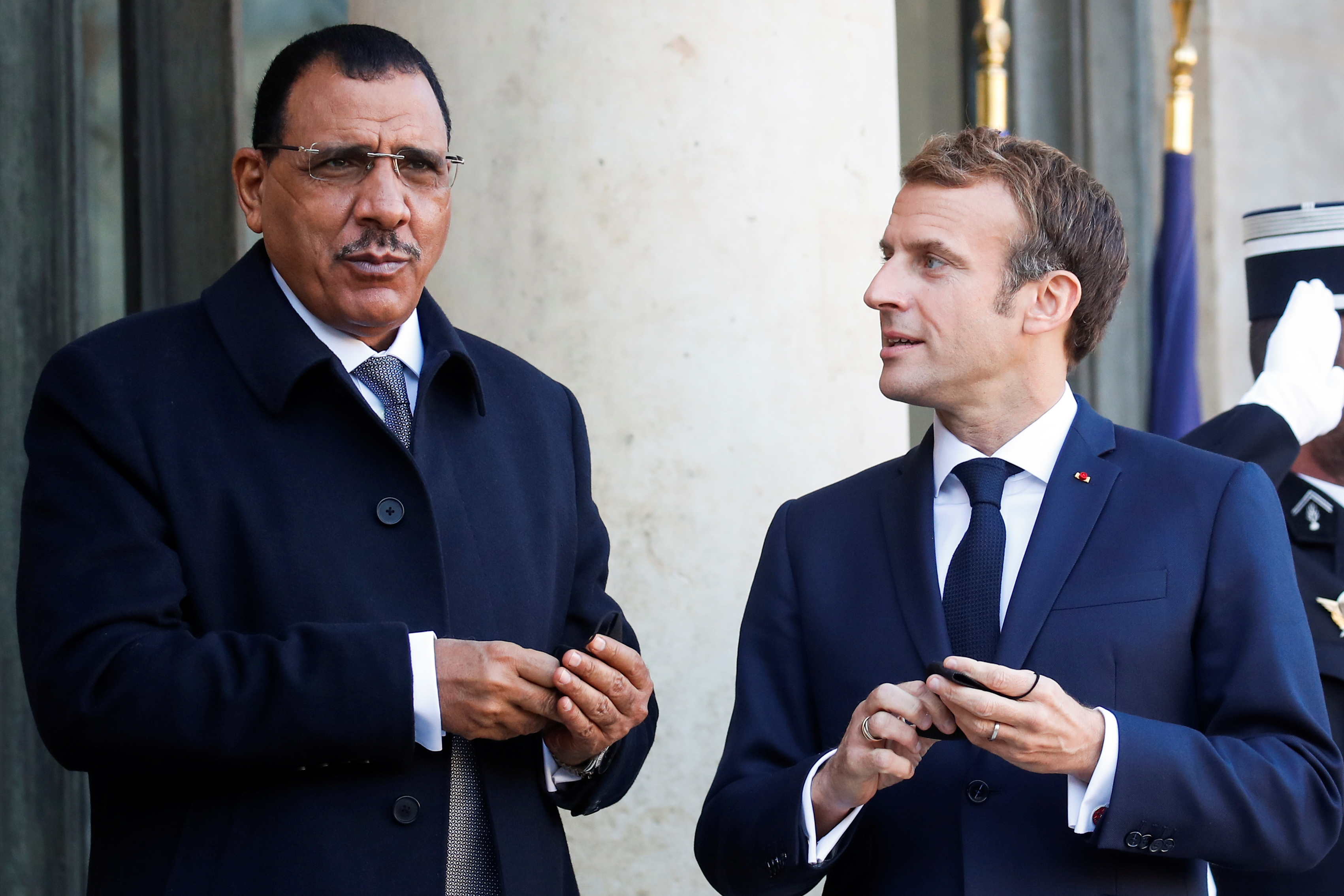 Macron meets Sahel region heads of states, in Paris