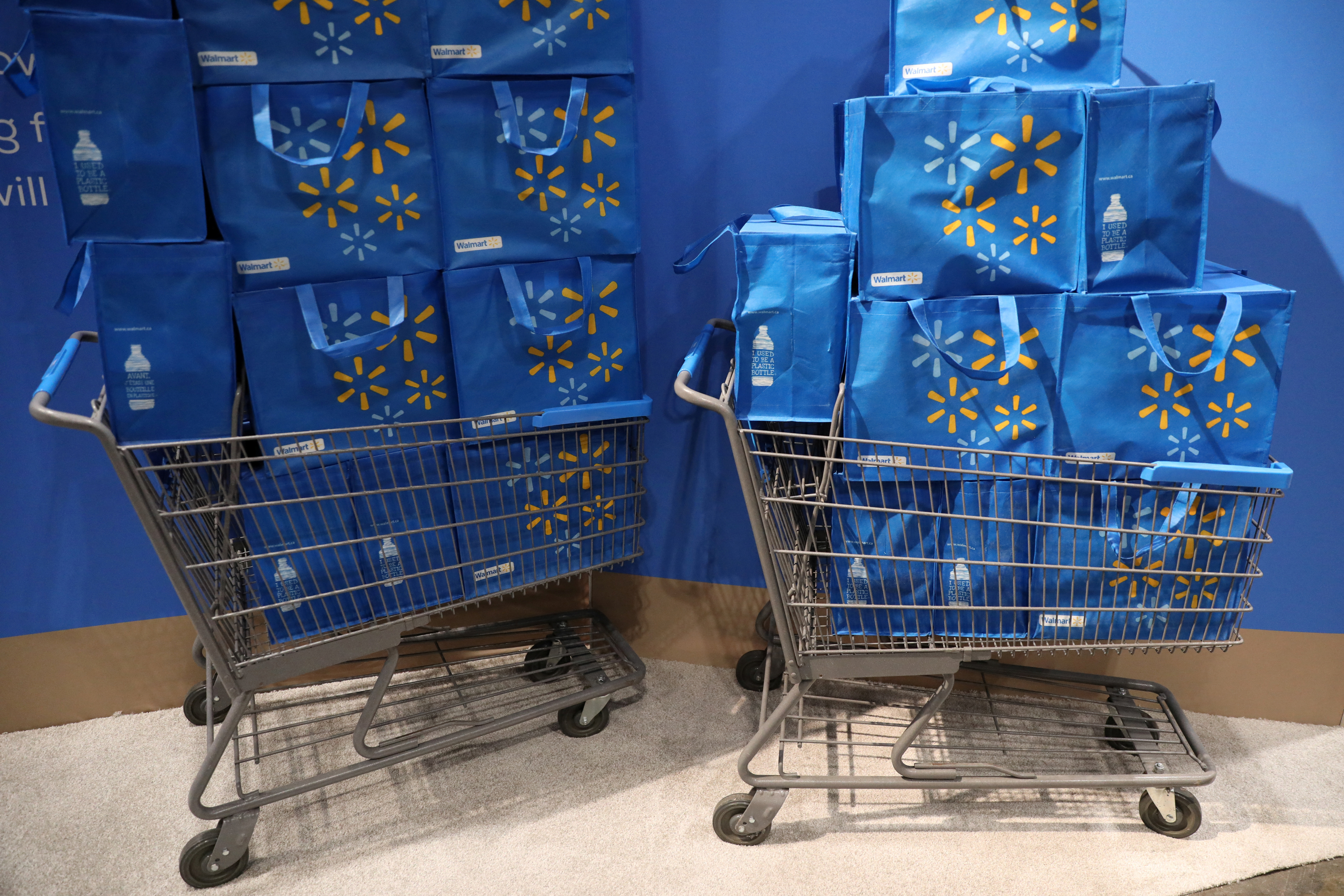 Display for multinational retail corporation Walmart in Toronto