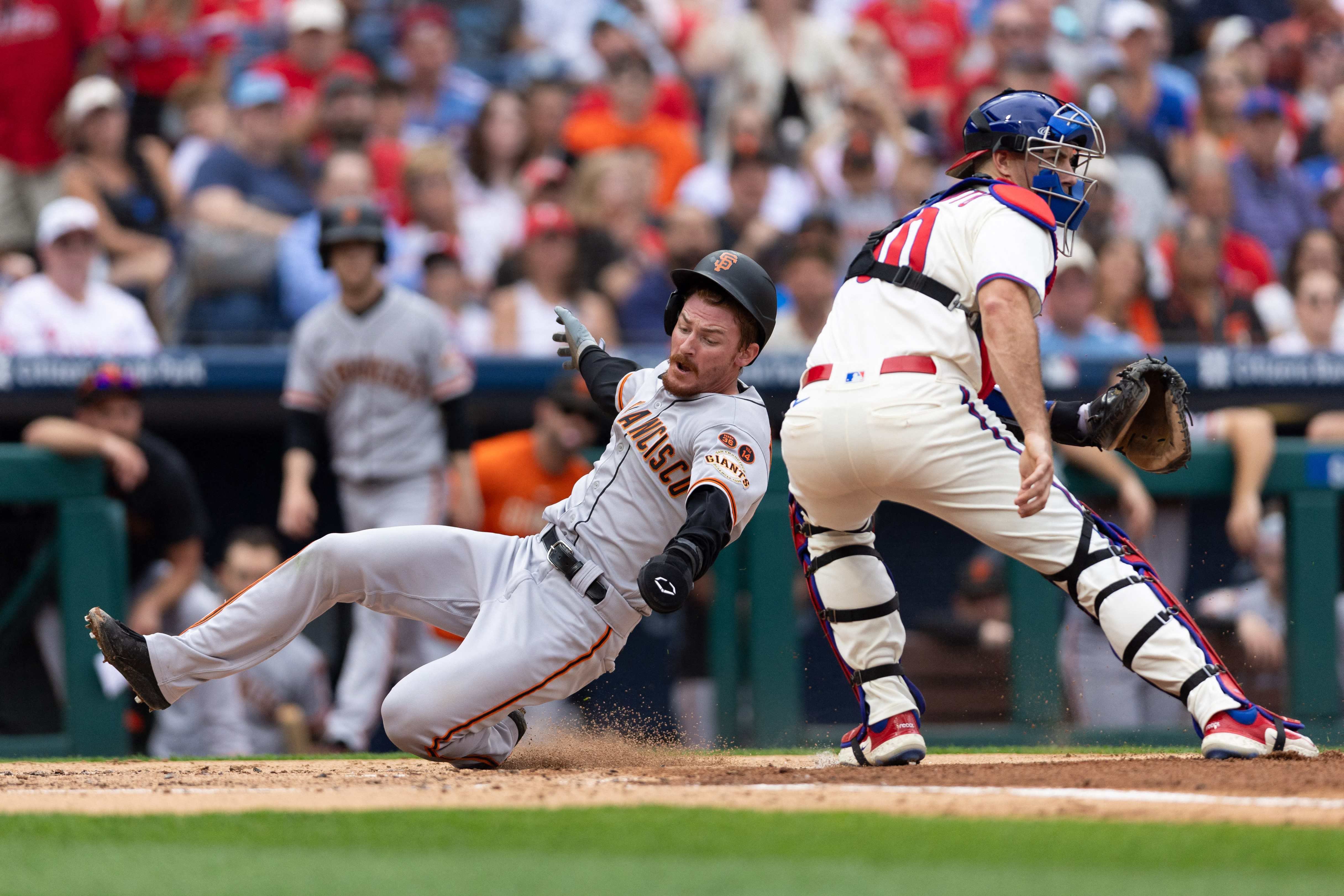 Giants beat Phillies 7-4 in 11 innings, ready to move on from Mustache May