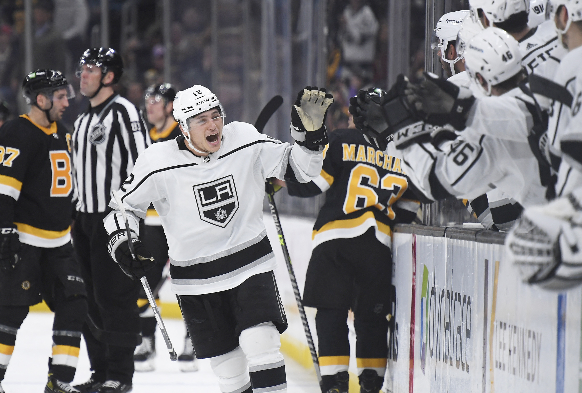 NHL roundup Kings rally defeat Bruins in OT Reuters