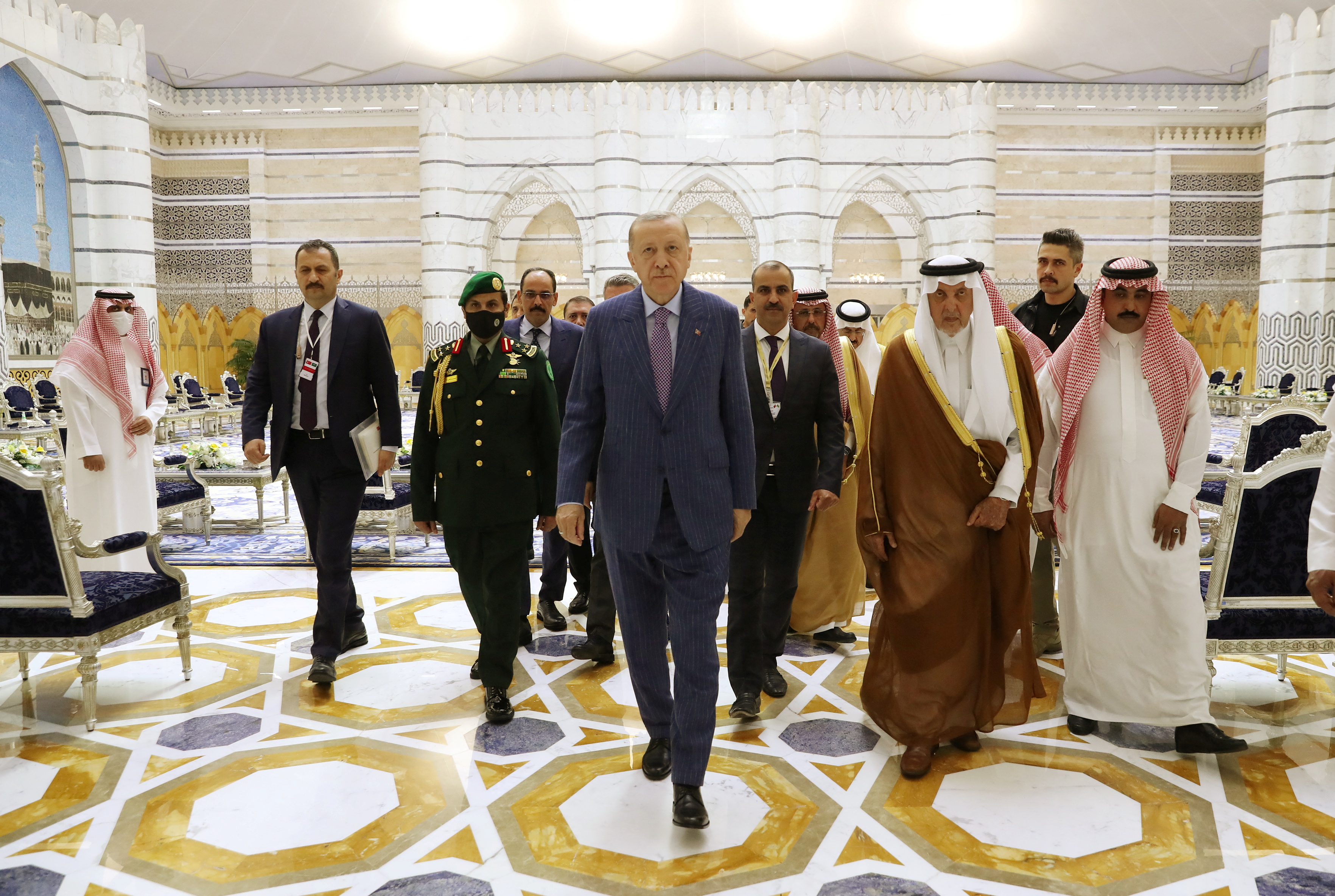 Turkish President Tayyip Erdogan visits Saudi Arabia