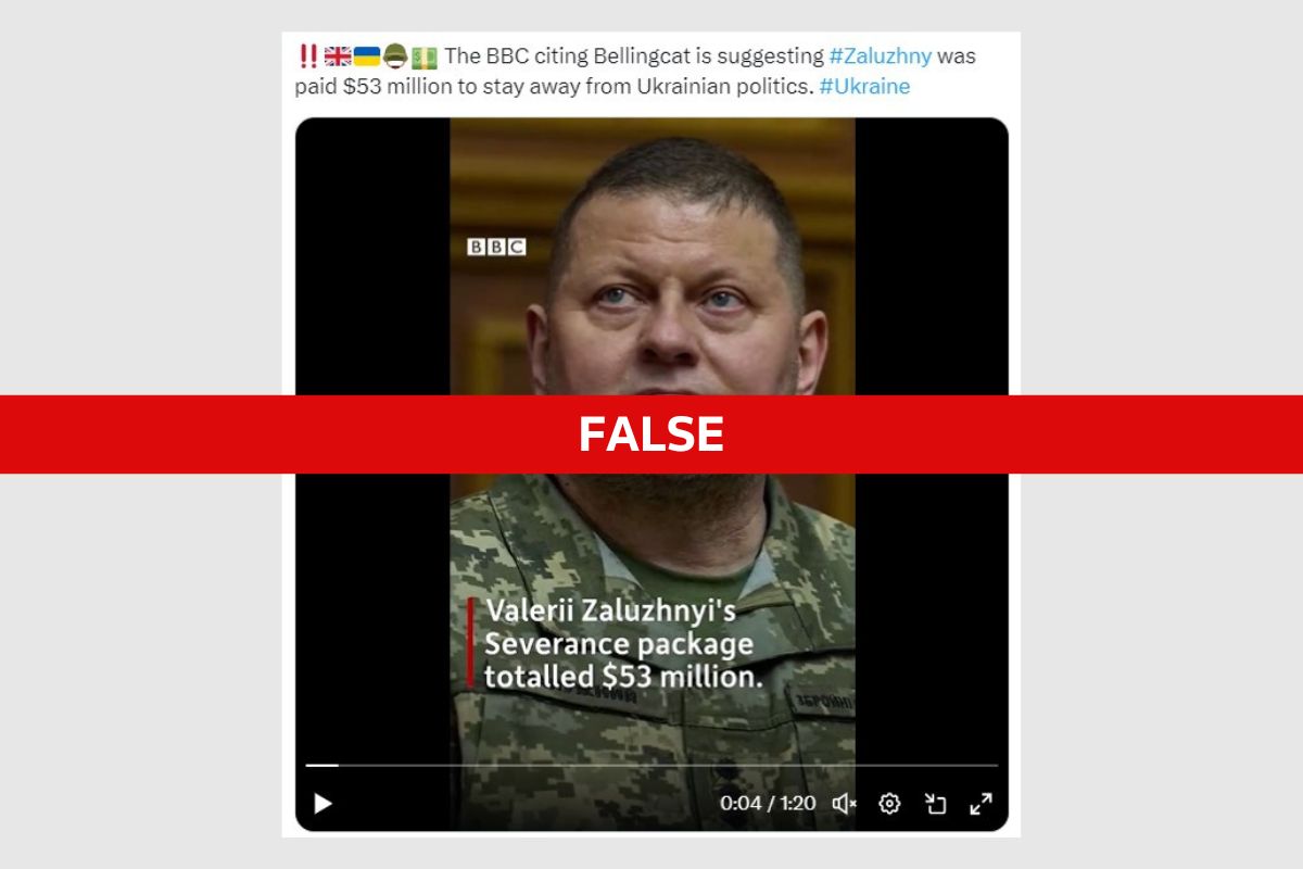 Fact Check: Fake BBC News clip on Ukraine’s ex-army chief paid to leave ...