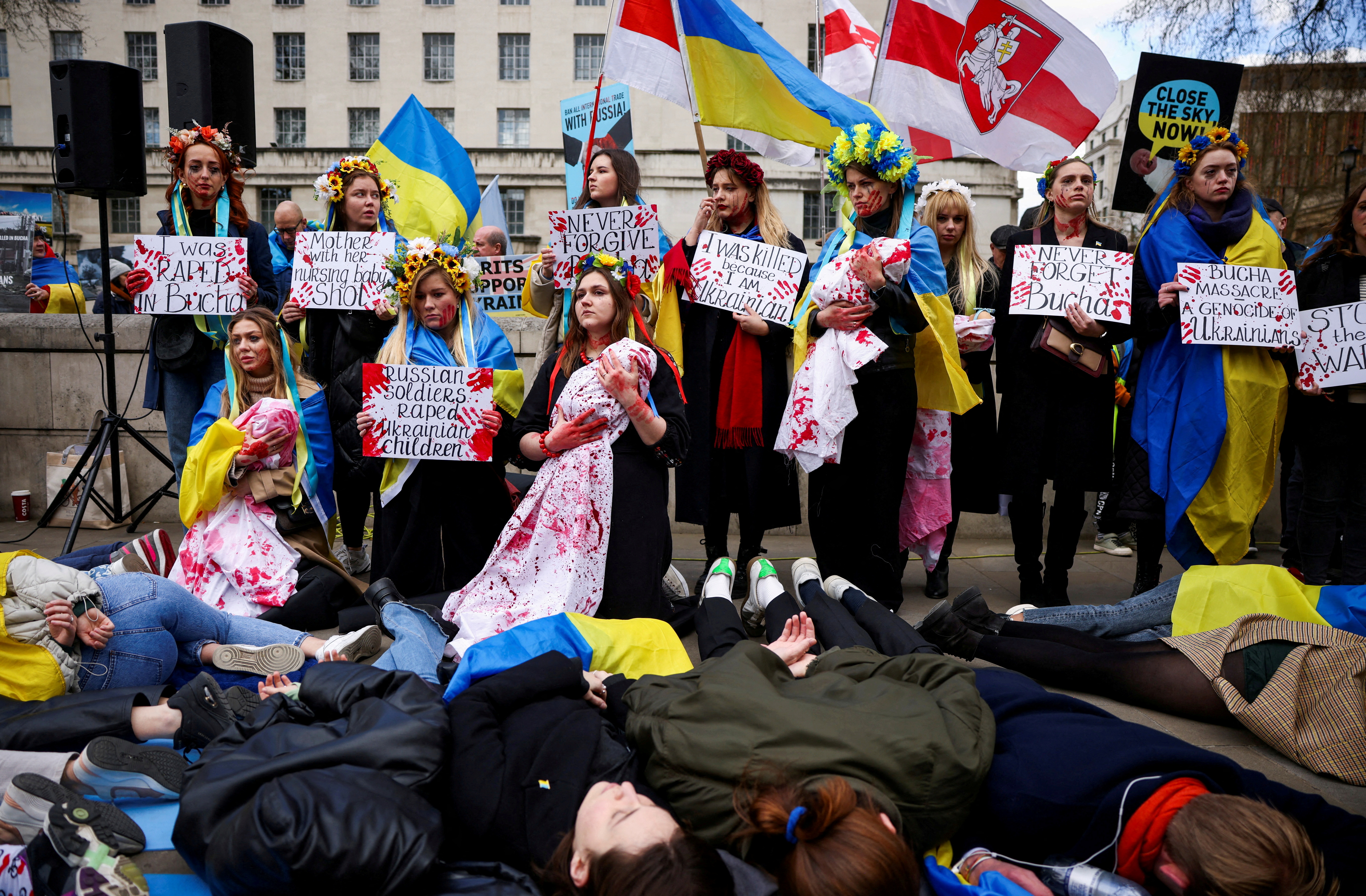 Pro-Ukrainian protest in London