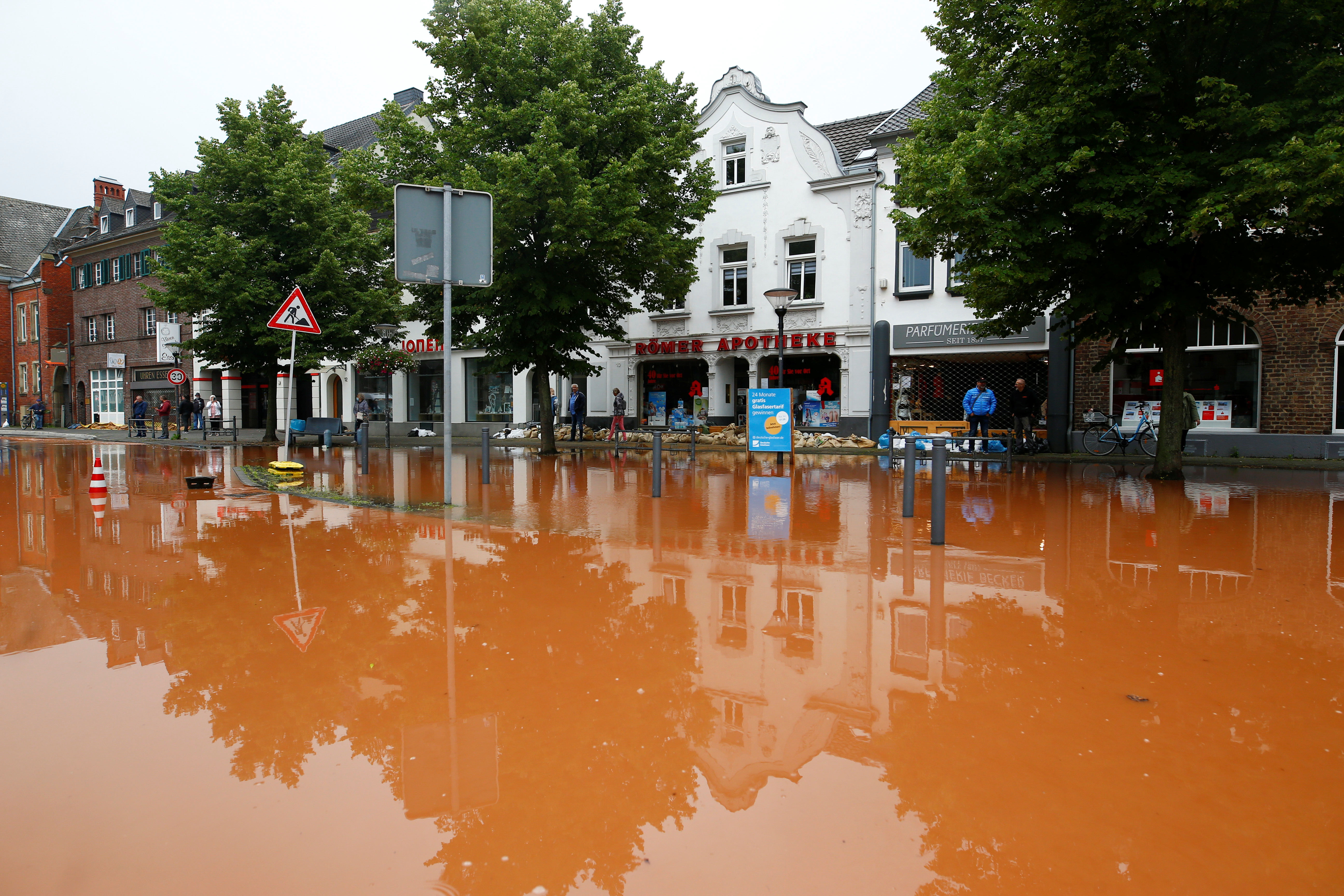 Aftermath of heavy rainfalls in Germany