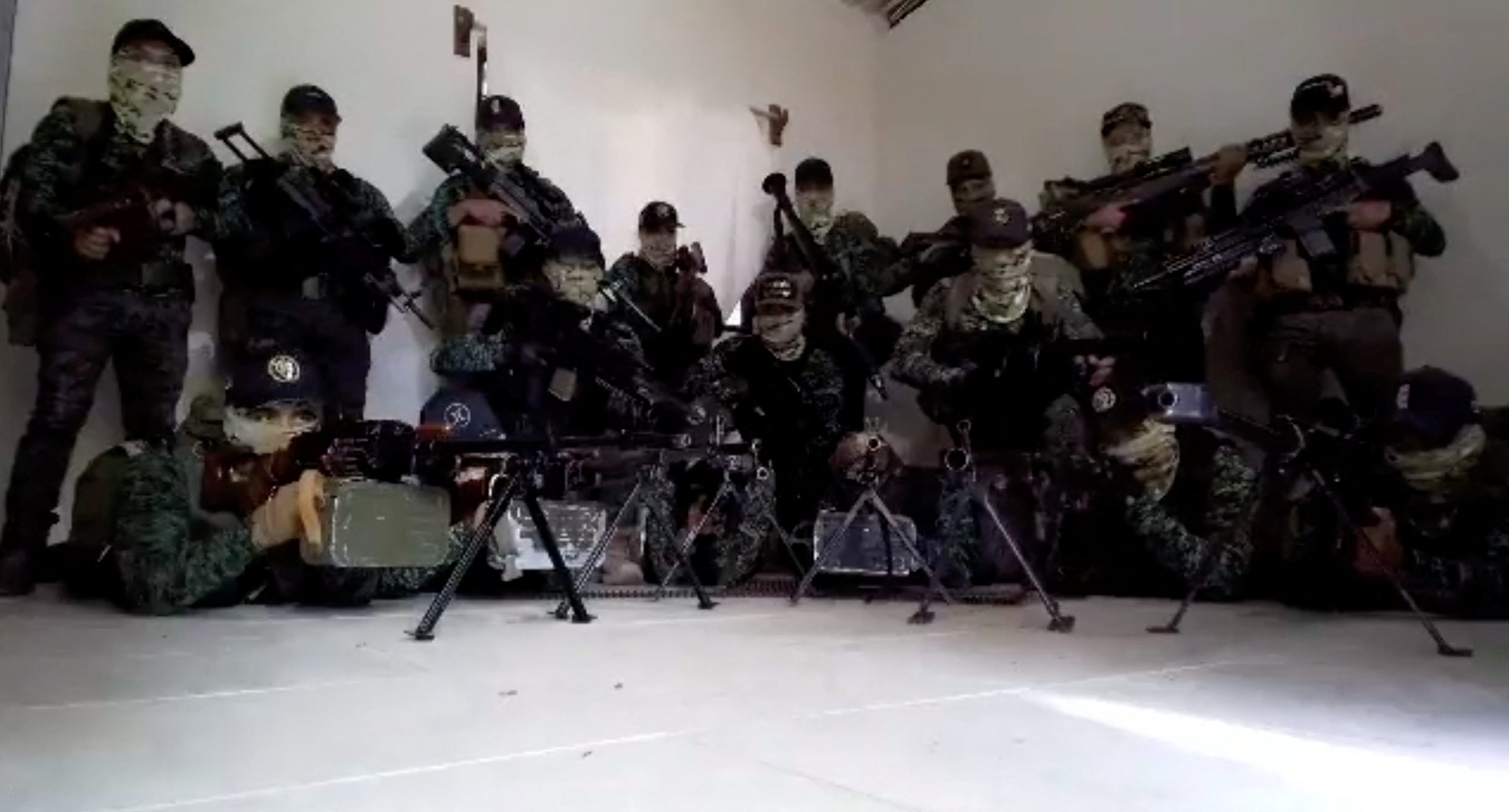 Mexican cartel urges that innocents be kept out of drug war in video
