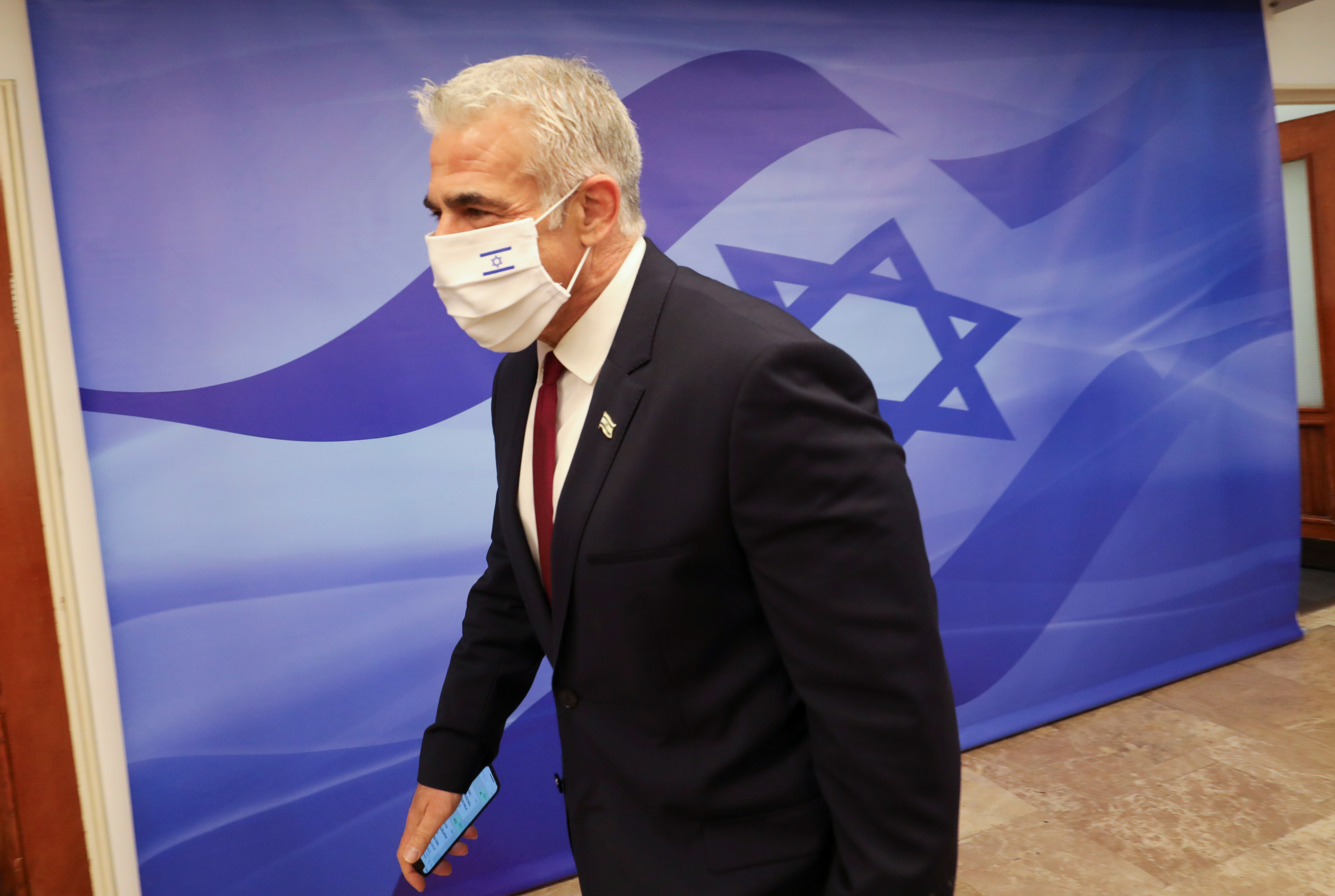 Israel's Prime Minister Naftali Bennett convenes cabinet meeting, in Jerusalem