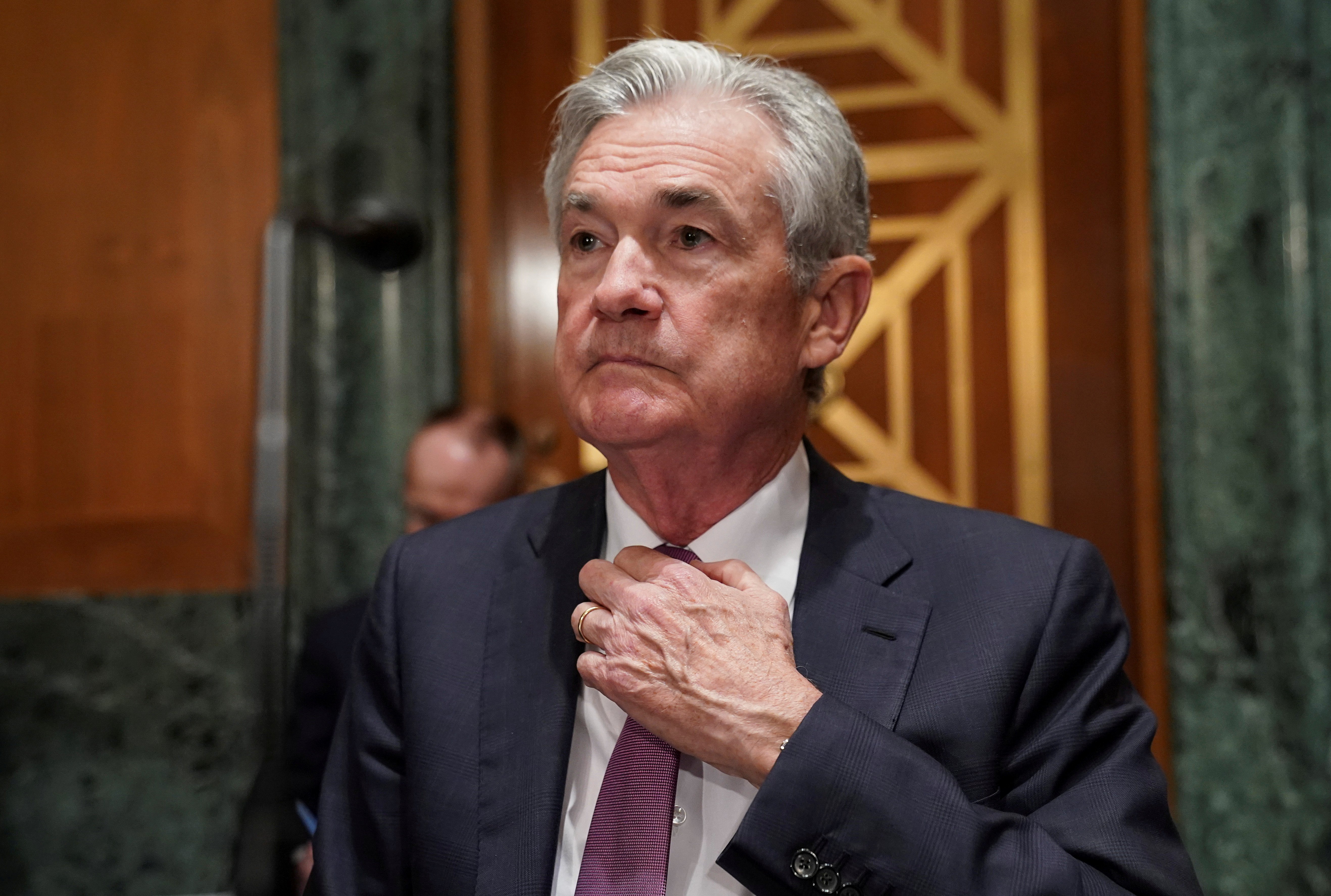 Federal Reserve Chair Jerome Powell testifies on Capitol Hill in Washington