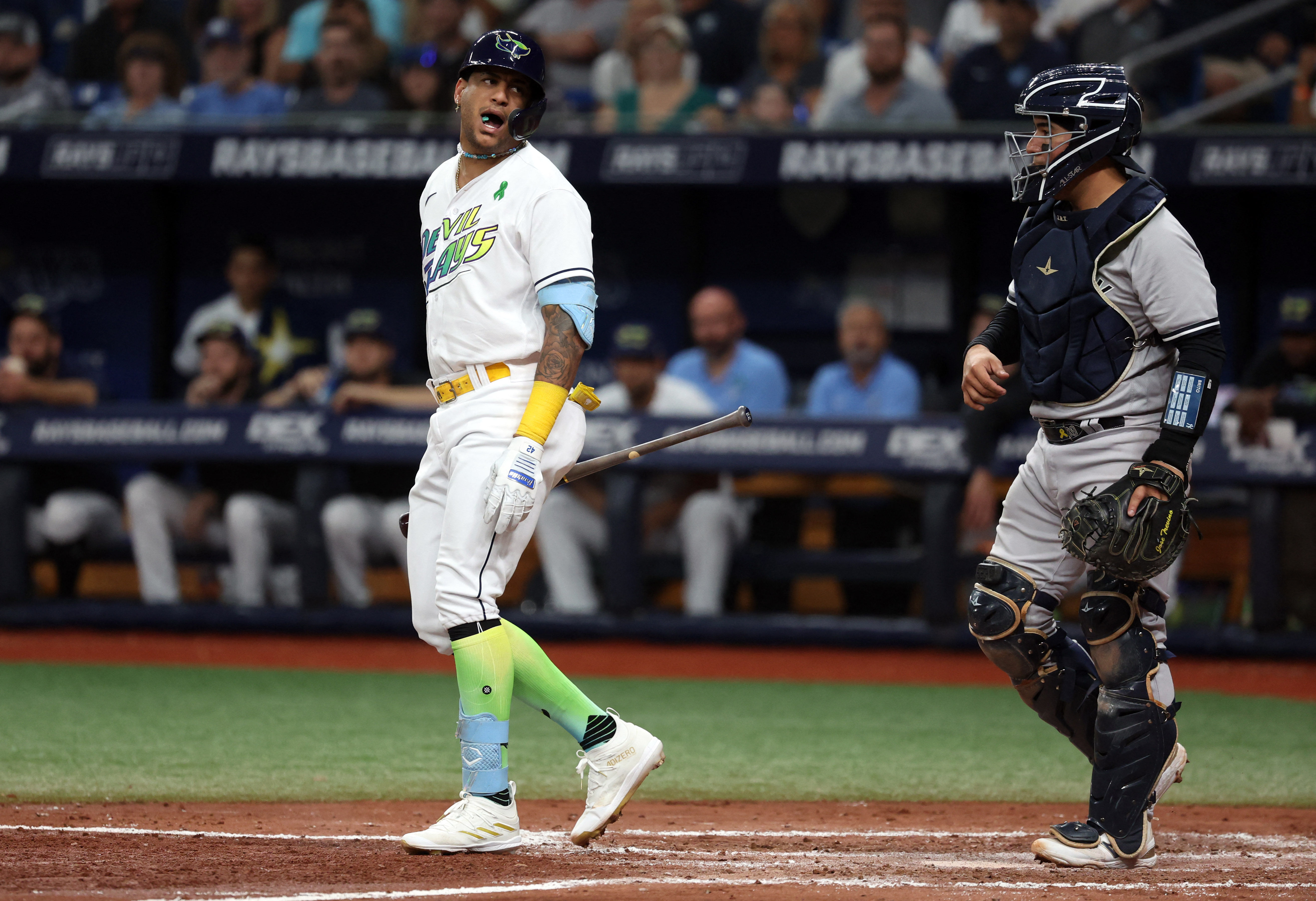 Did Albert Abreu hit Randy Arozarena on purpose? Rays All-Star