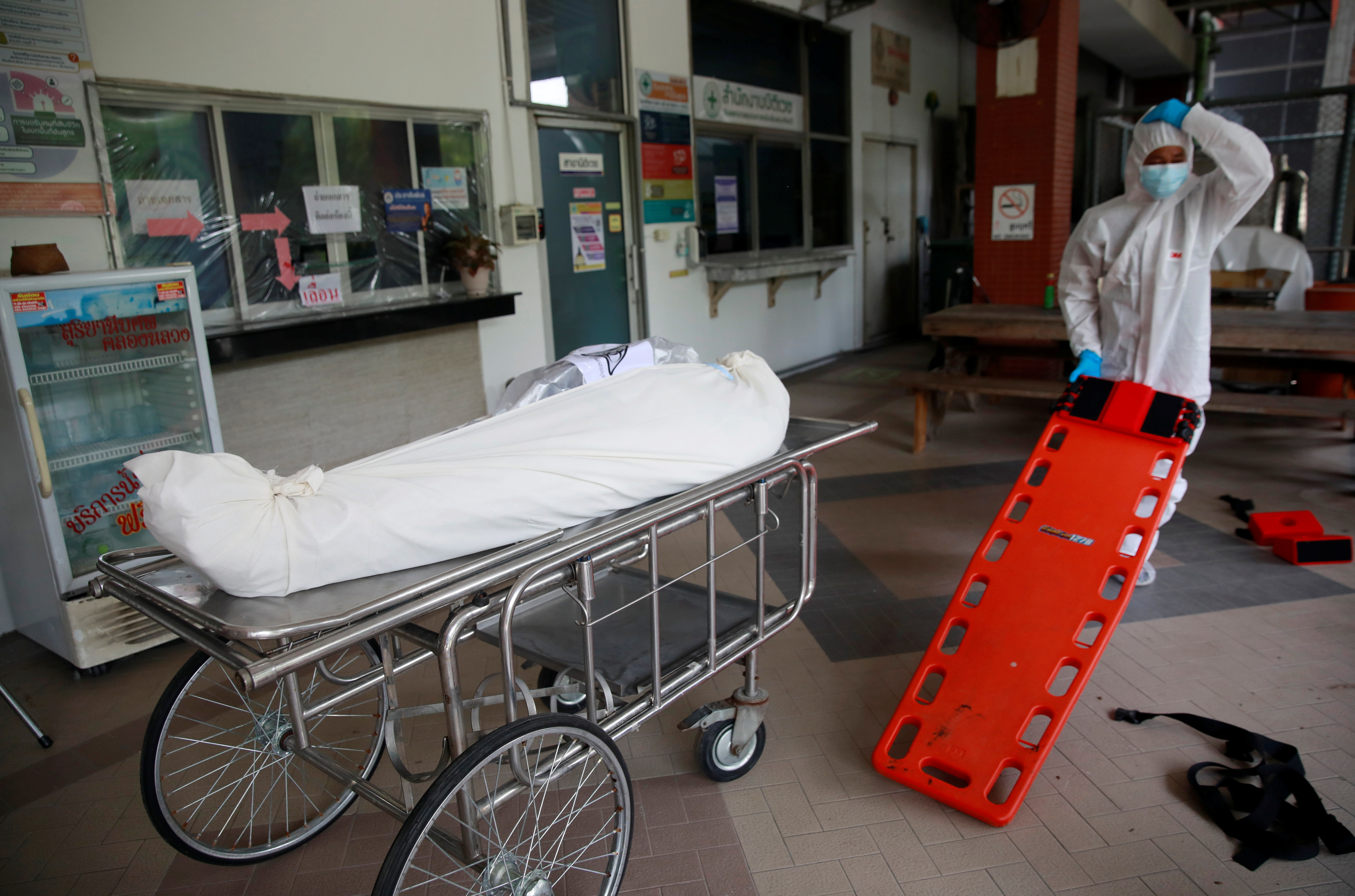 dead person in hospital