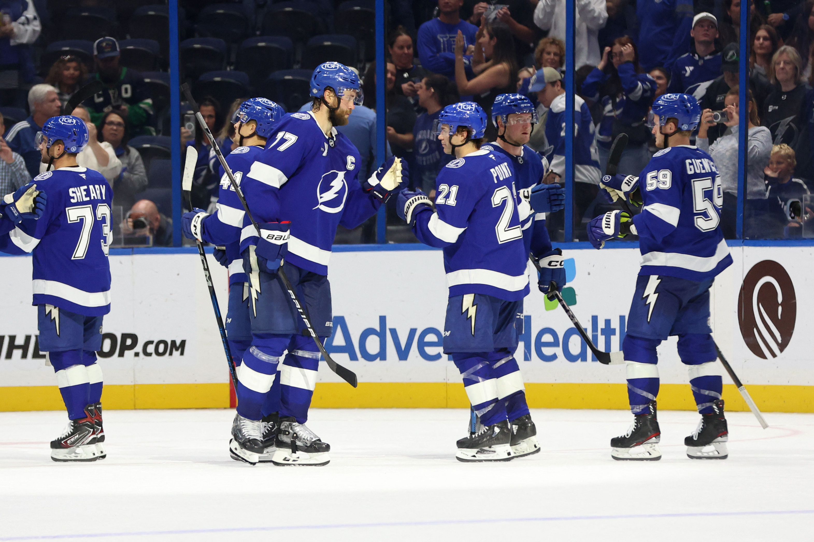 NHL: Vancouver Canucks at Tampa Bay Lightning