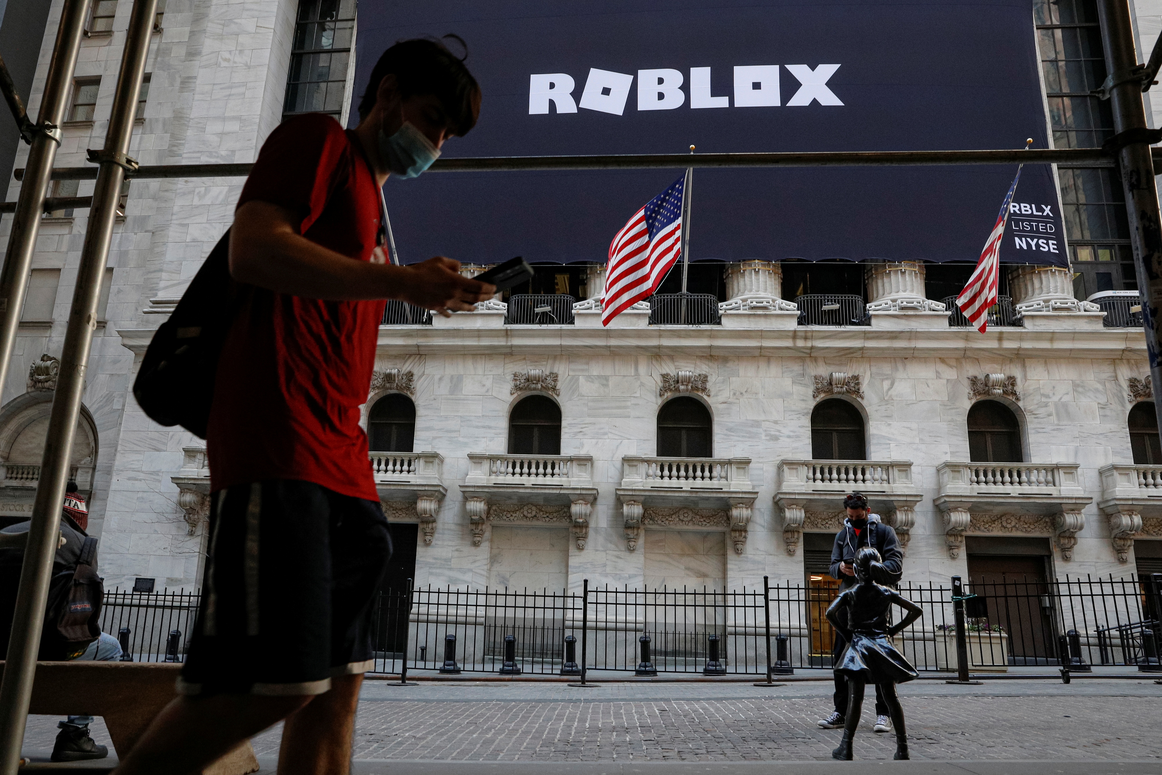 Gaming Company Roblox Surges 54 In Debut On Nyse Reuters - roblox corporation san mateo