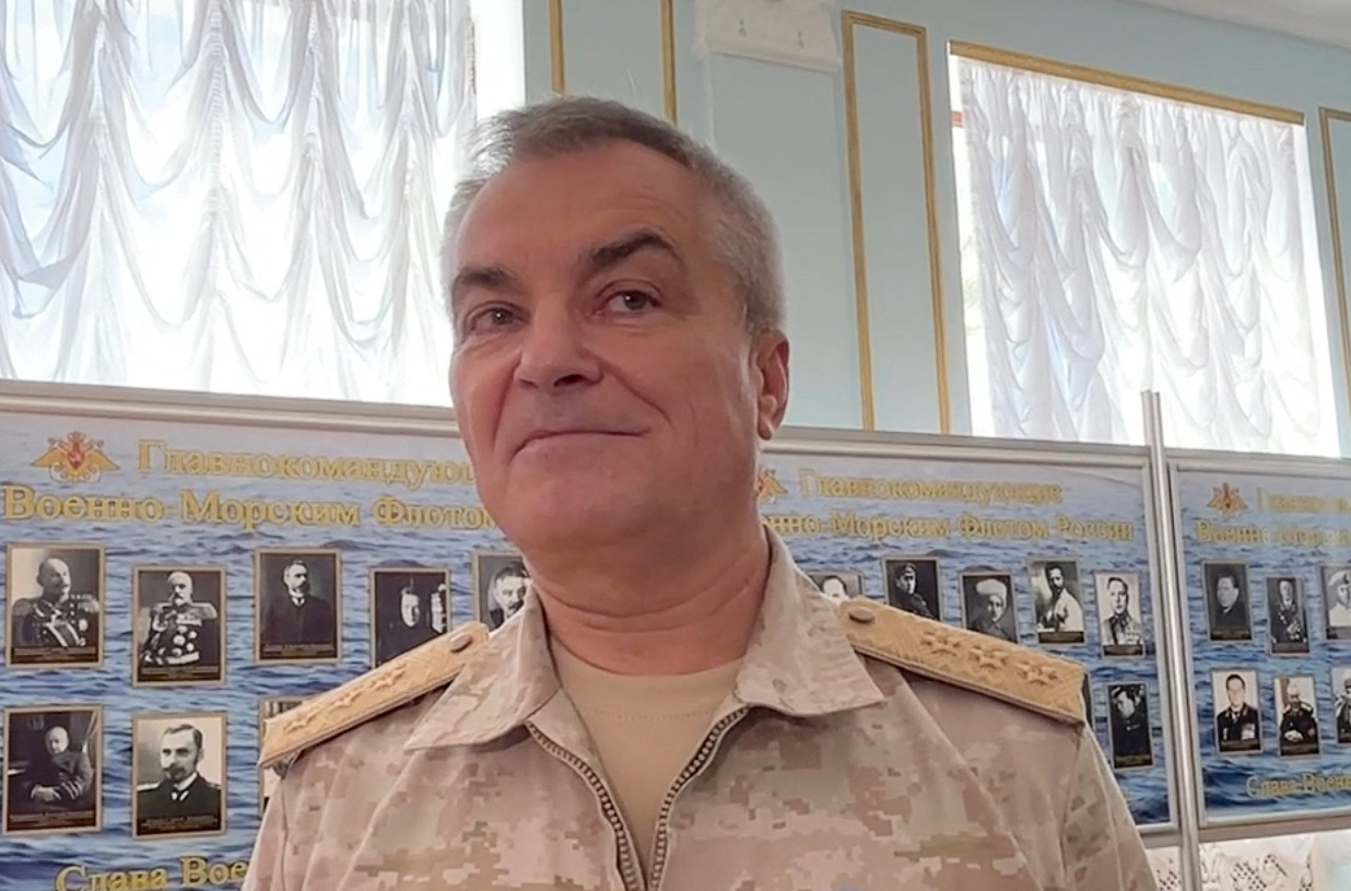 Russian Black Sea commander shown on video call after Ukraine said it  killed him | Reuters