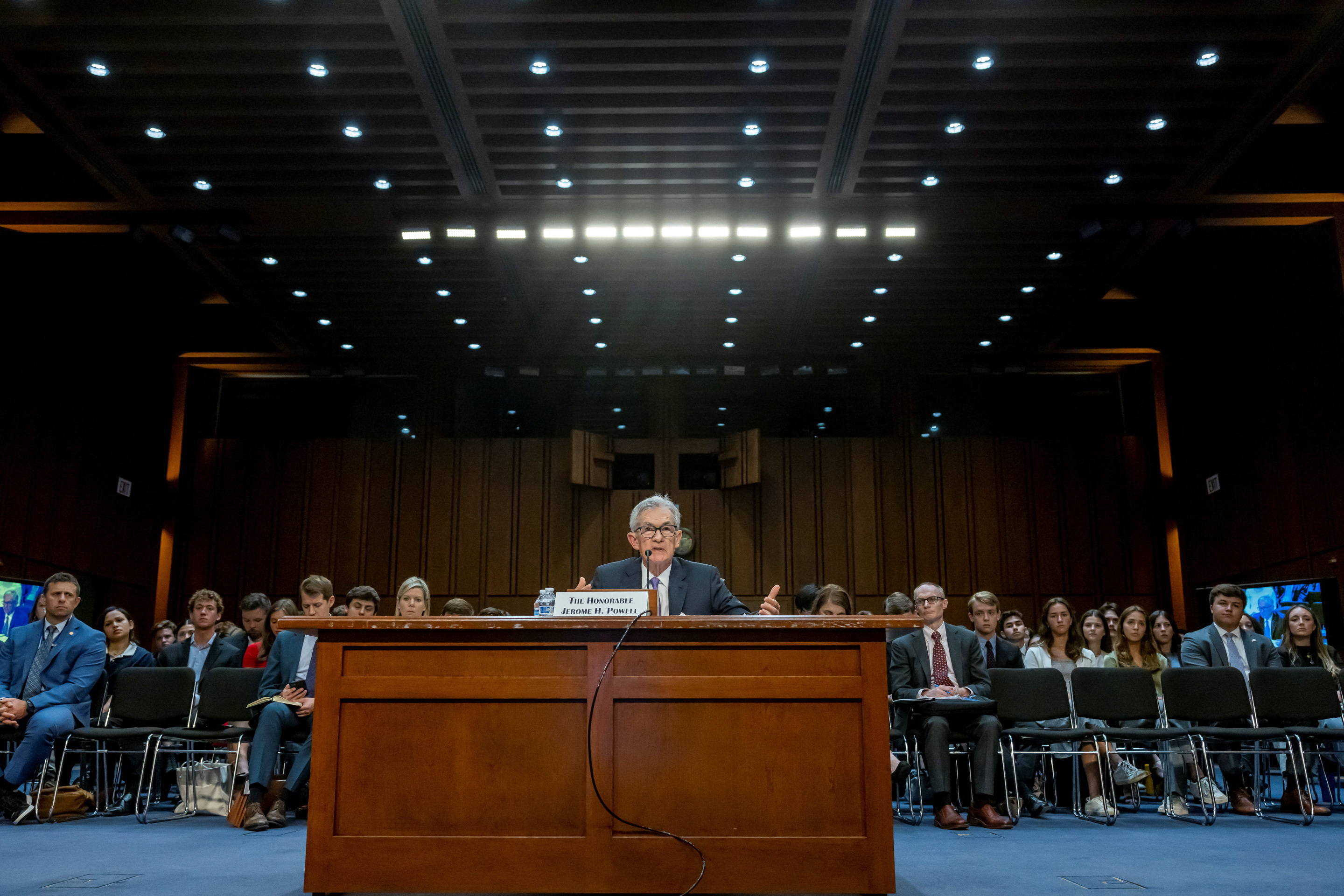 U.S. Federal Reserve Chair Powell testifies in Washington