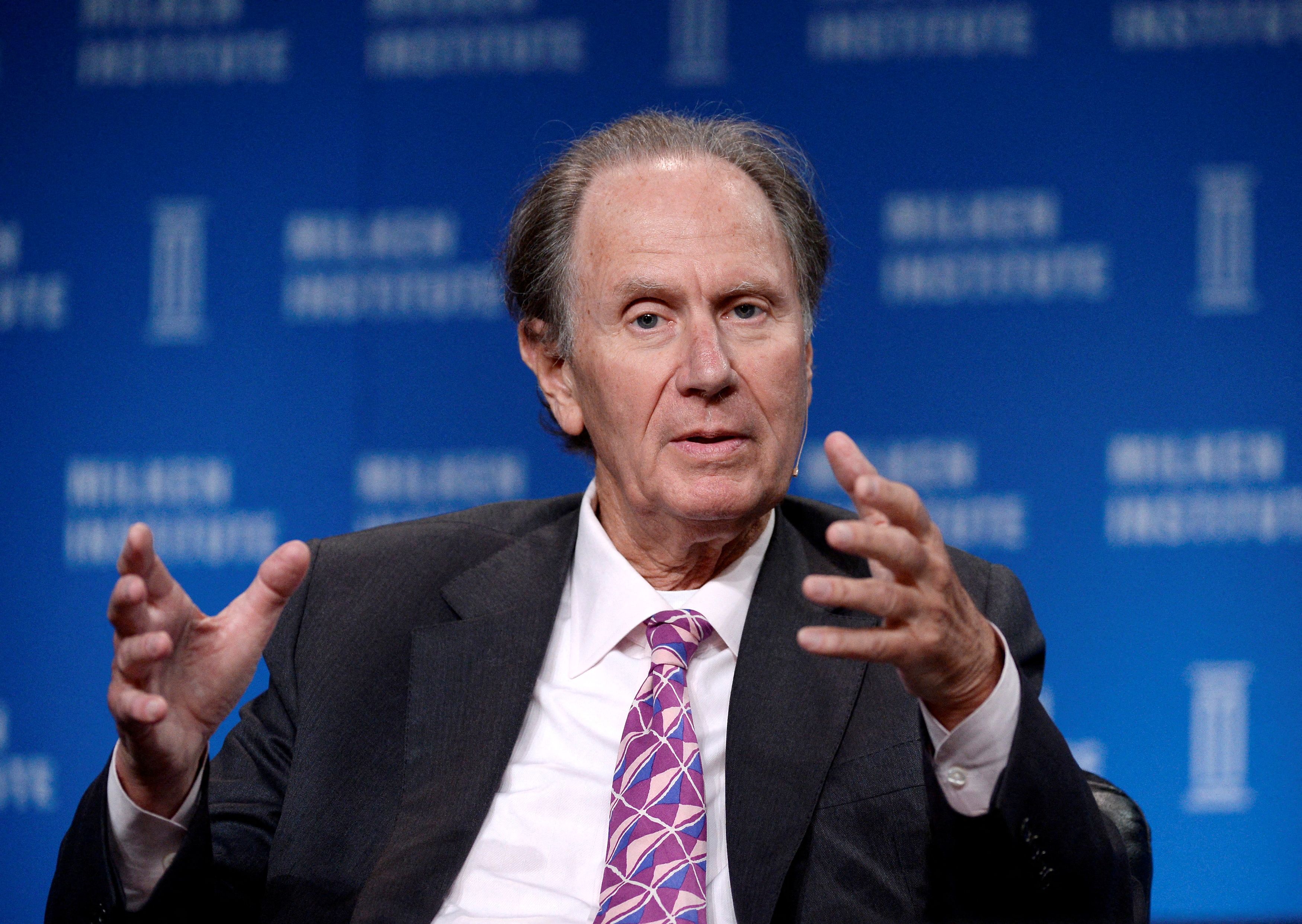 David Bonderman, Founding Partner, TPG, takes part in Private Equity: Rebalancing Risk session during the 2014 Milken Institute Global Conference in Beverly Hills