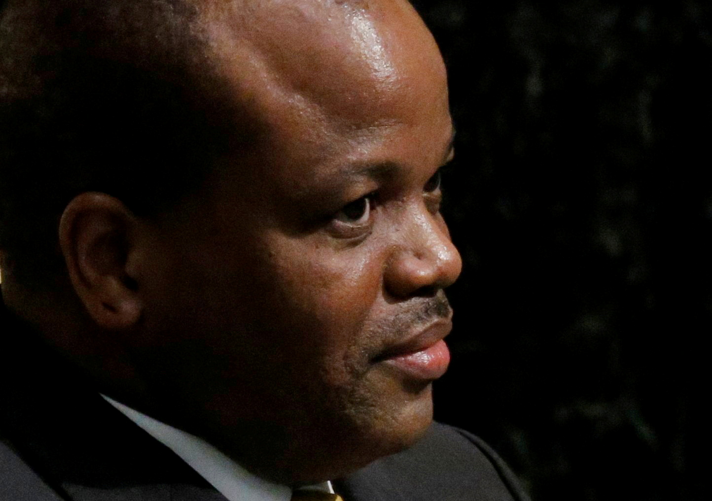 King Mswati III of Swaziland waits to address attendees during the 70th session of the United Nations General Assembly at the U.N. headquarters in New York