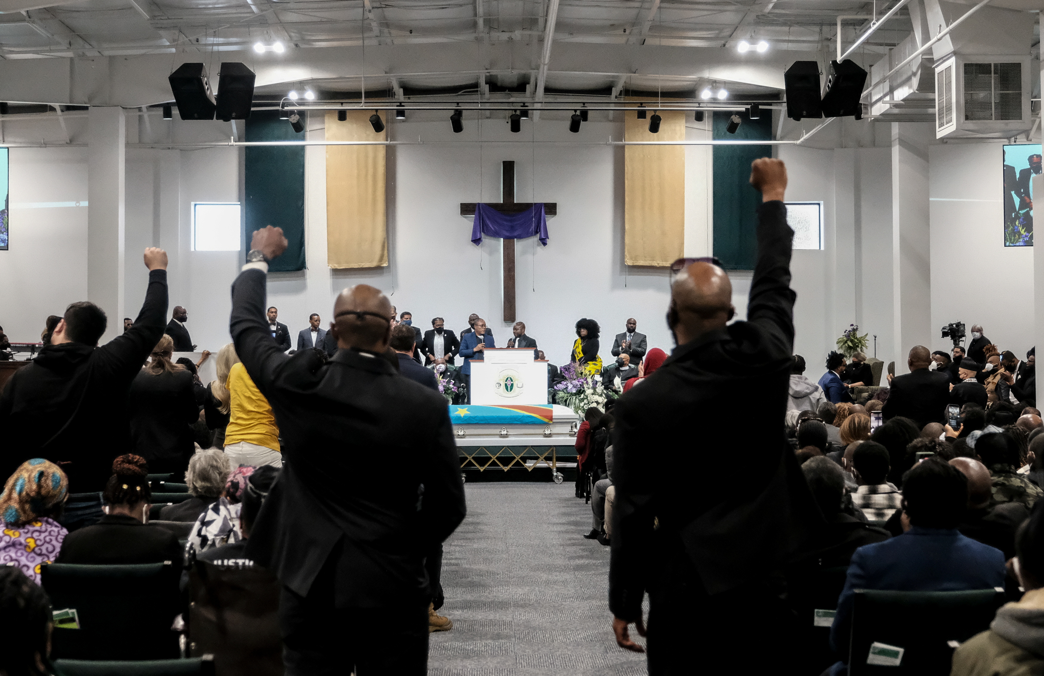 Funeral of Patrick Lyoya, an unarmed Black man who was shot and killed by a Grand Rapids Police officer