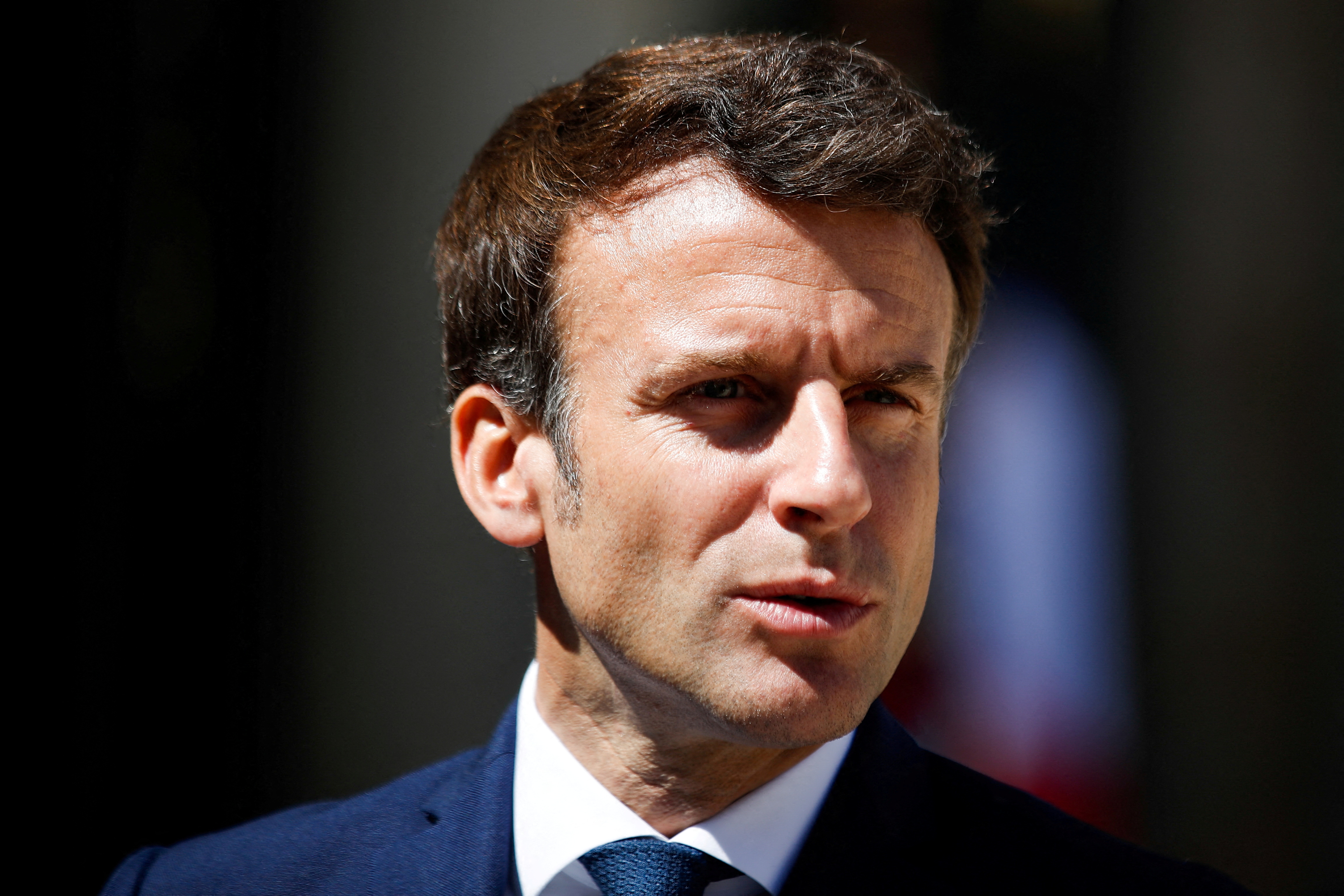 French President Macron receives Argentine's counterpart Alberto Fernandez in Paris