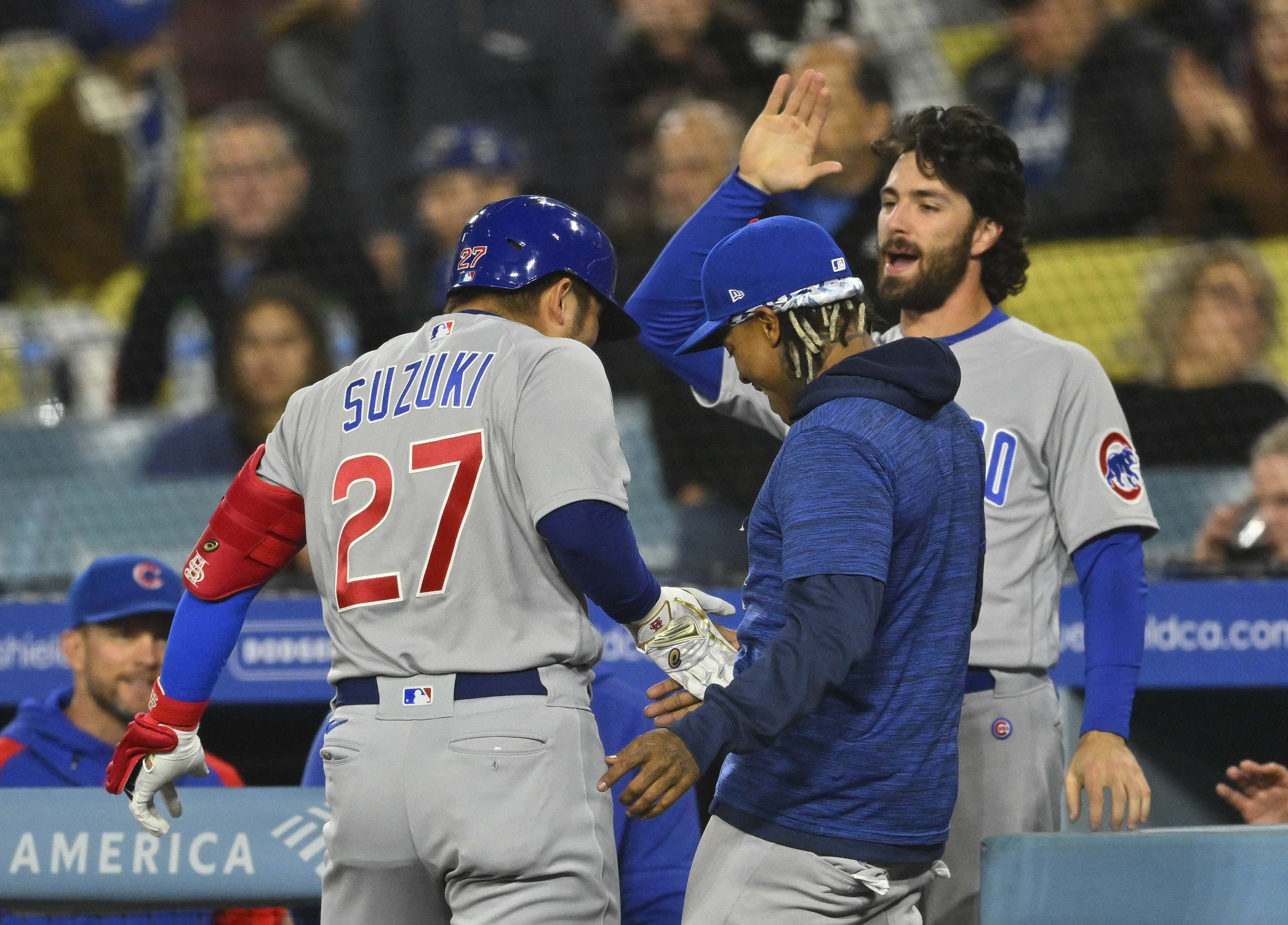 Cubs pitchers hold Dodgers to three hits