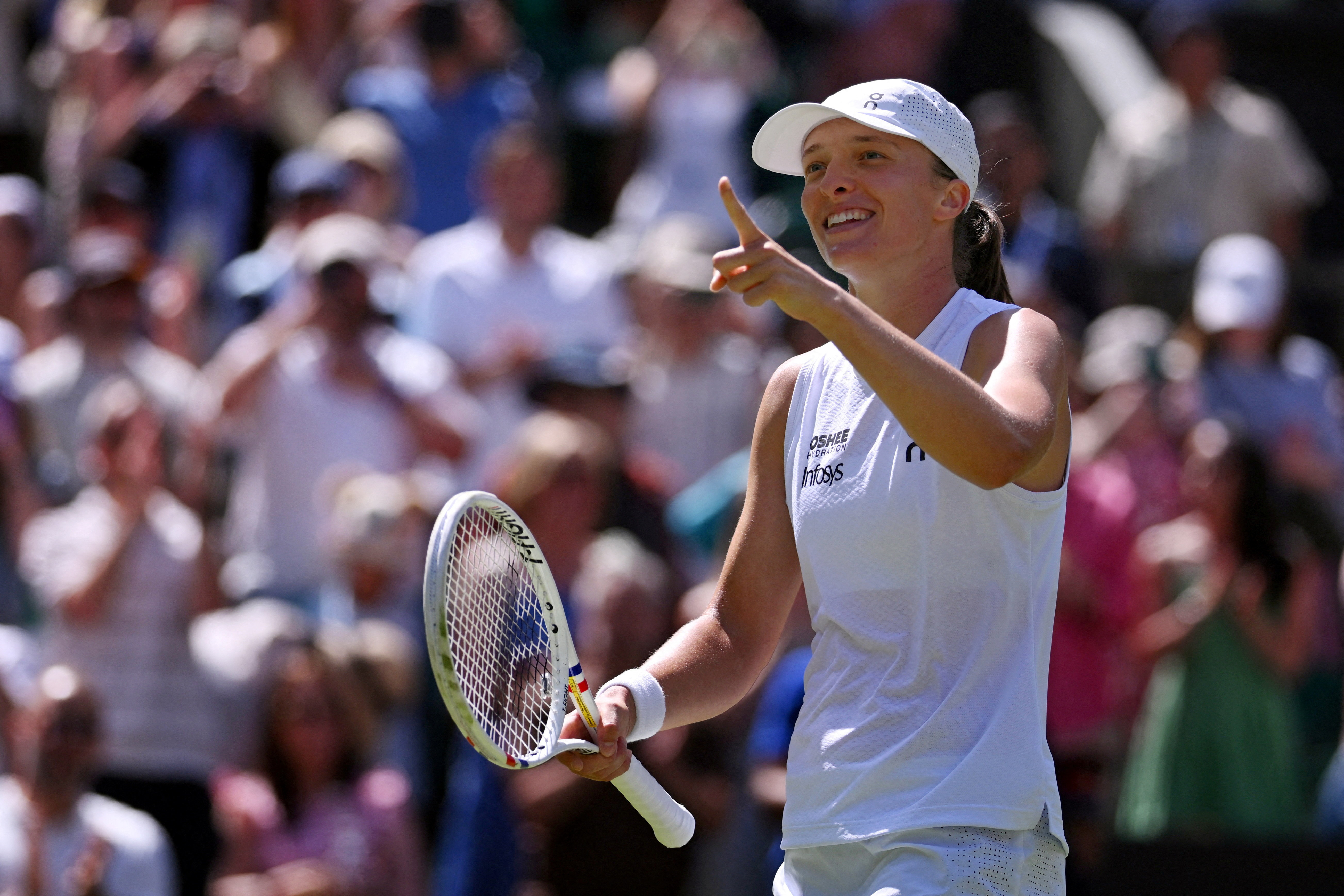 テニス＝シフィオンテクら3回戦へ、青山組も突破 ウィンブルドン女子