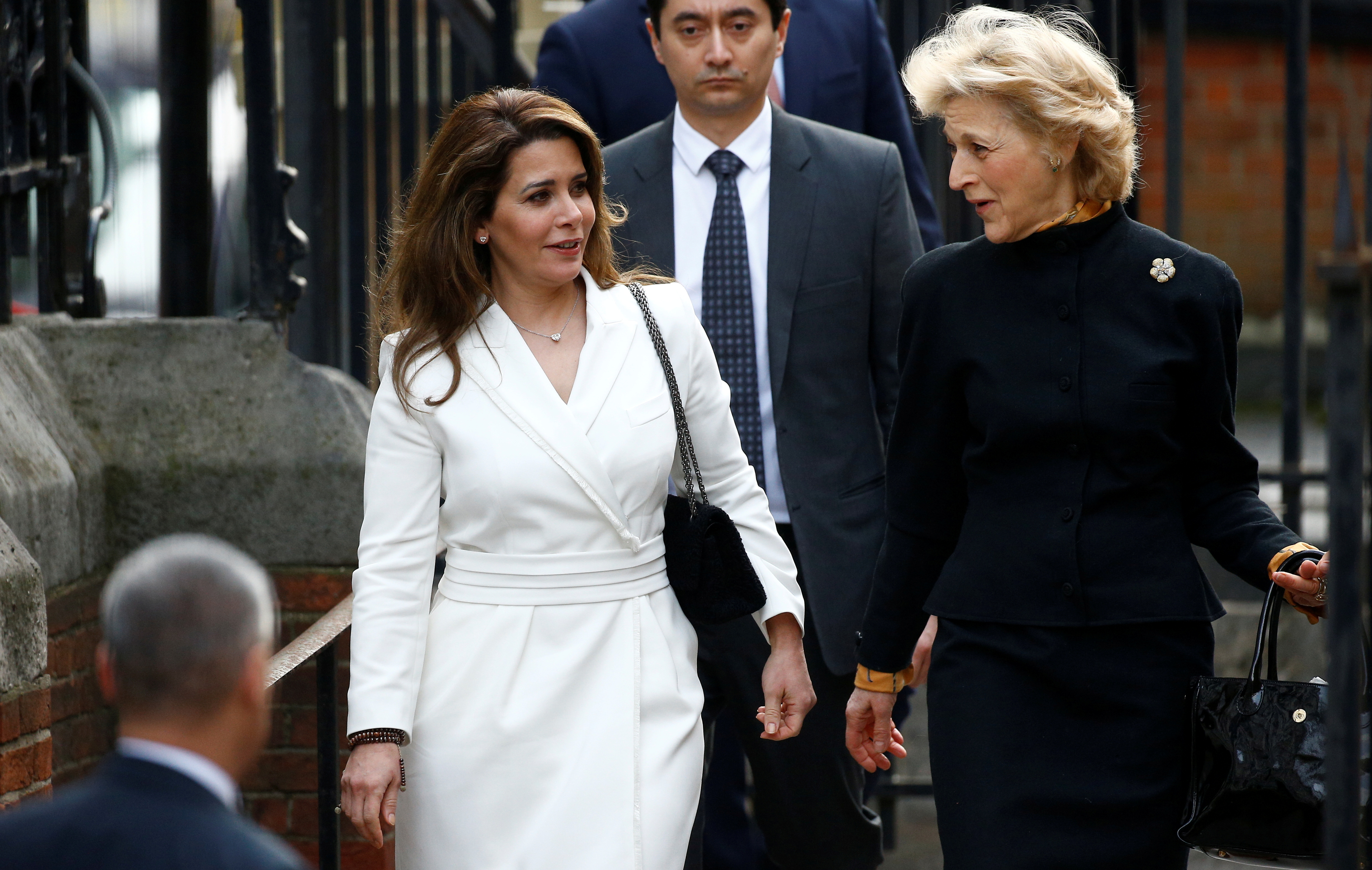 Princess Haya bint Al Hussein arrives at the High Court in London