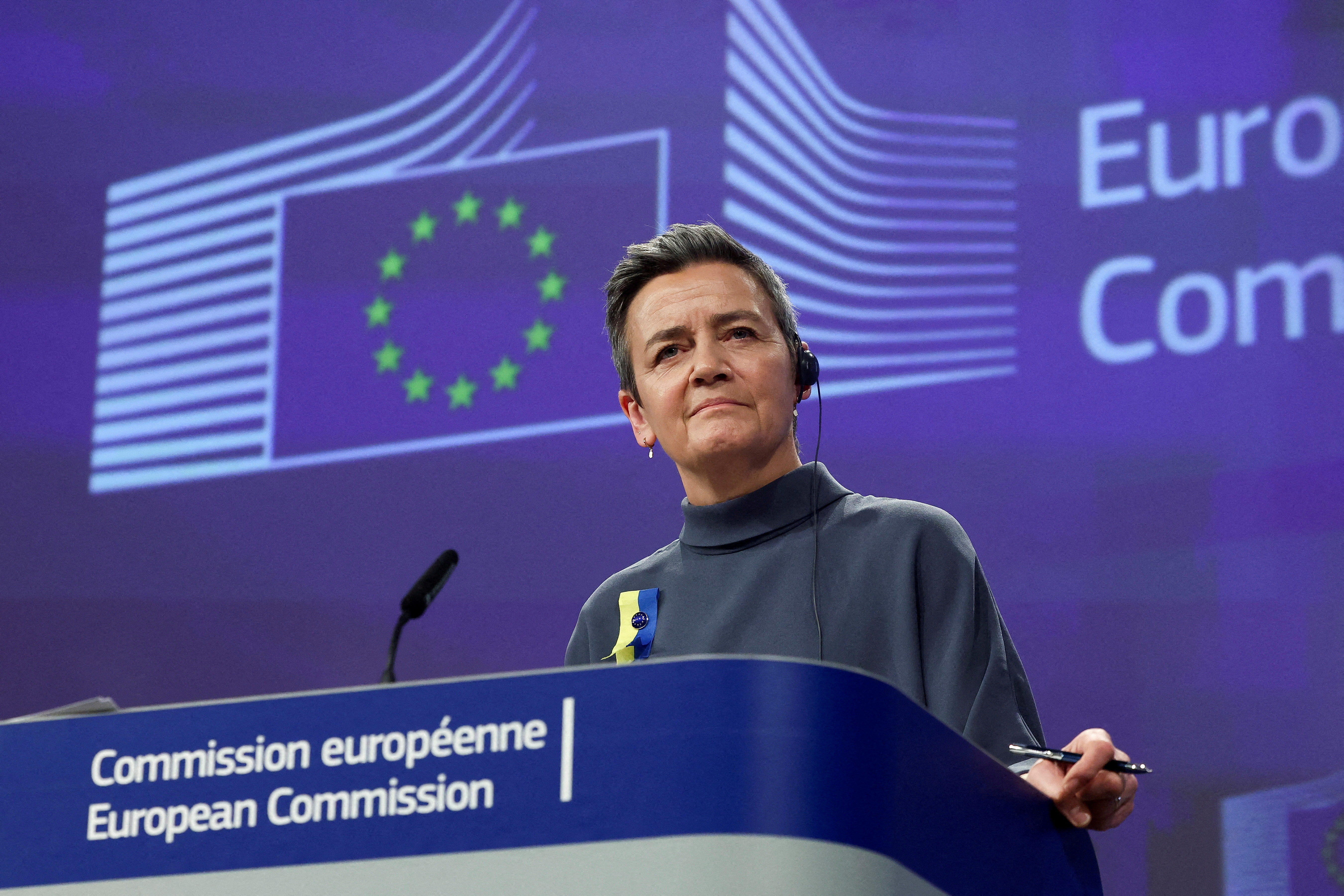 EU presents plans to boost the European Union's arms industry, in Brussels
