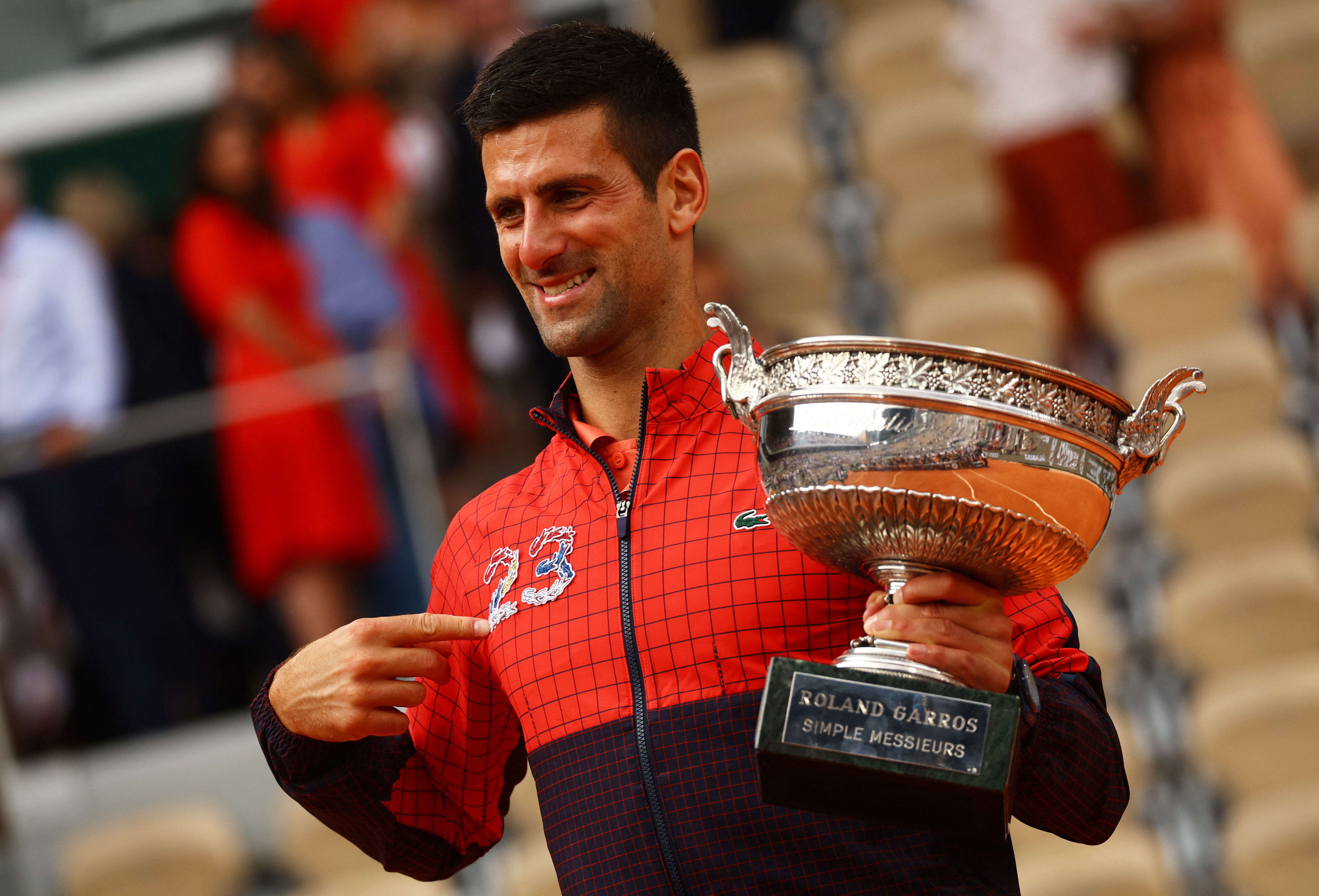 Novak Djokovic wins his 23rd Grand Slam title, defeating Casper Ruud in French  Open final