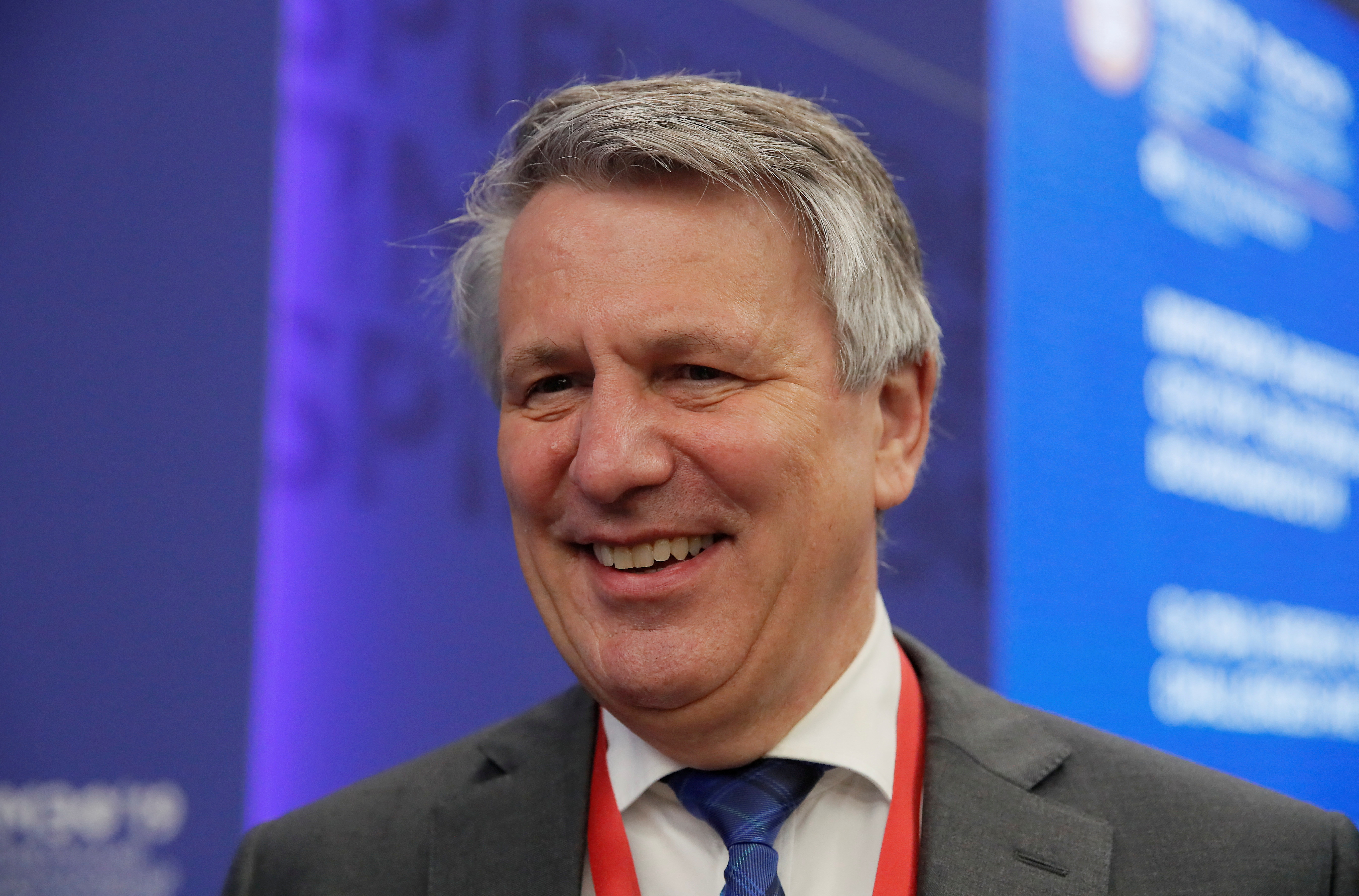 Royal Dutch Shell CEO van Beurden attends the St. Petersburg International Economic Forum