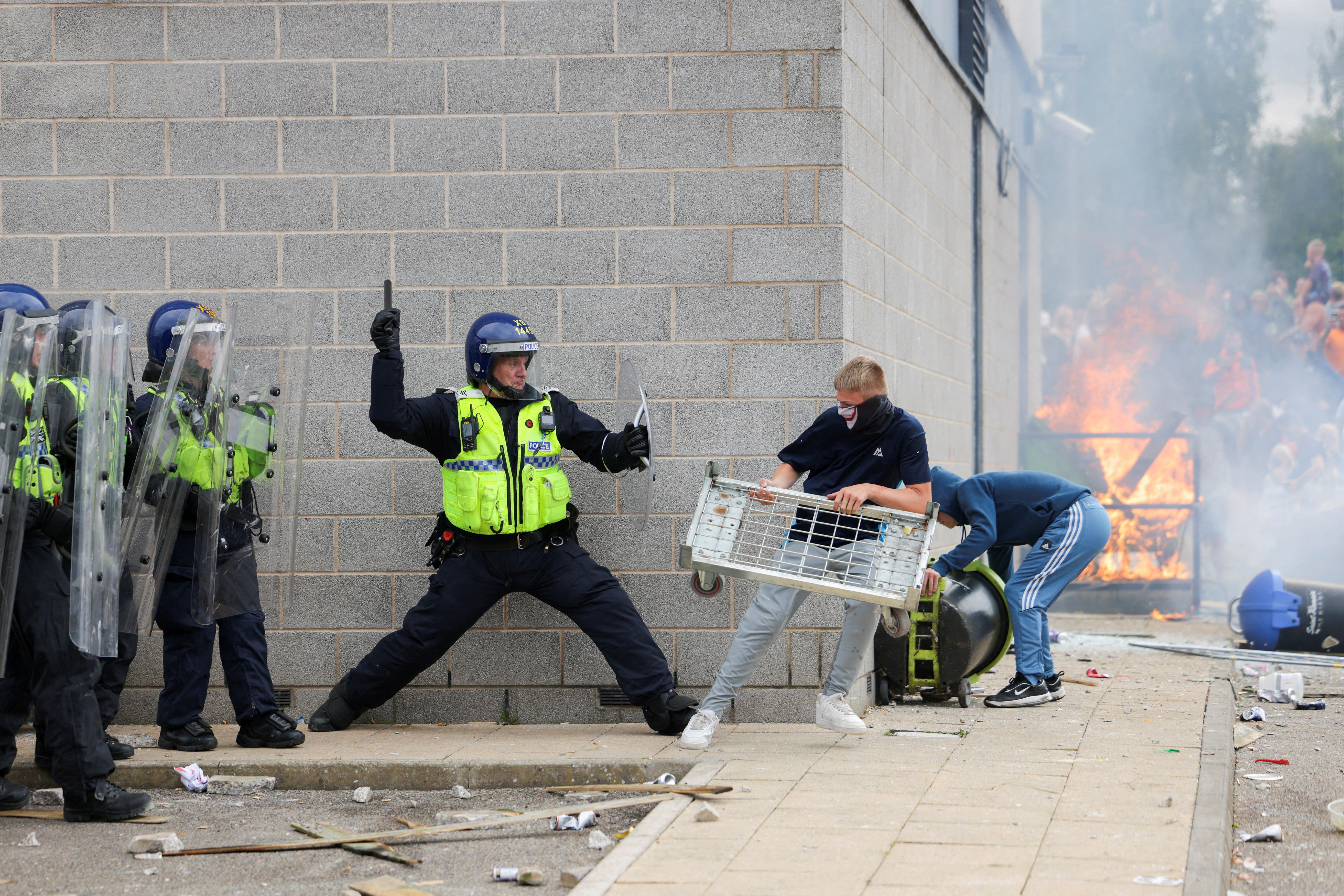 Anti-immigration protests continue to take place around the UK