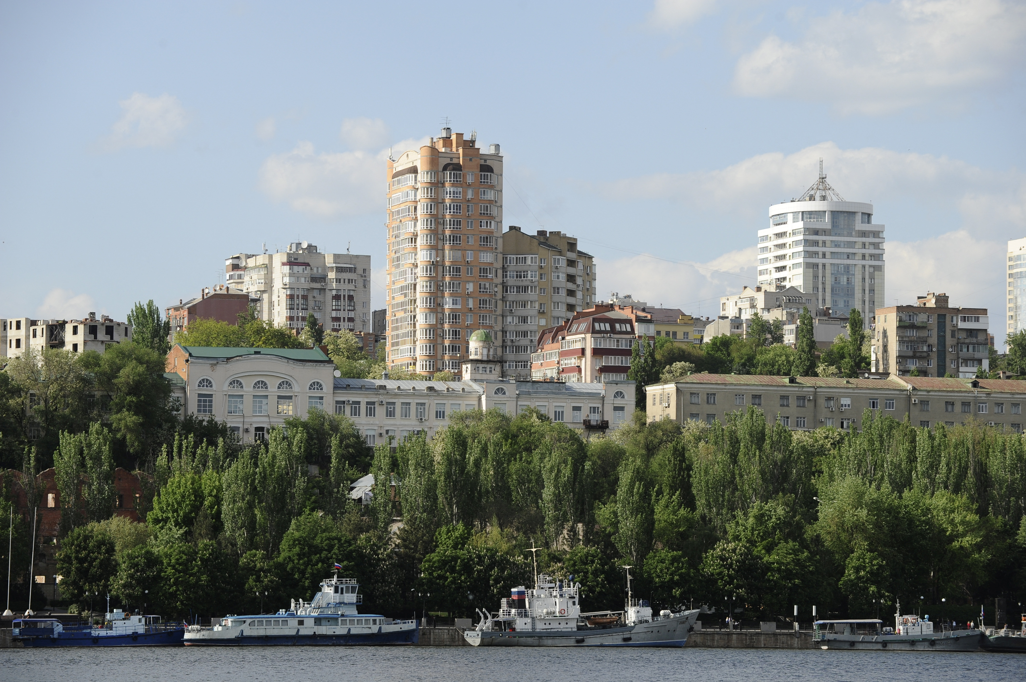 A view shows Rostov-on-Don