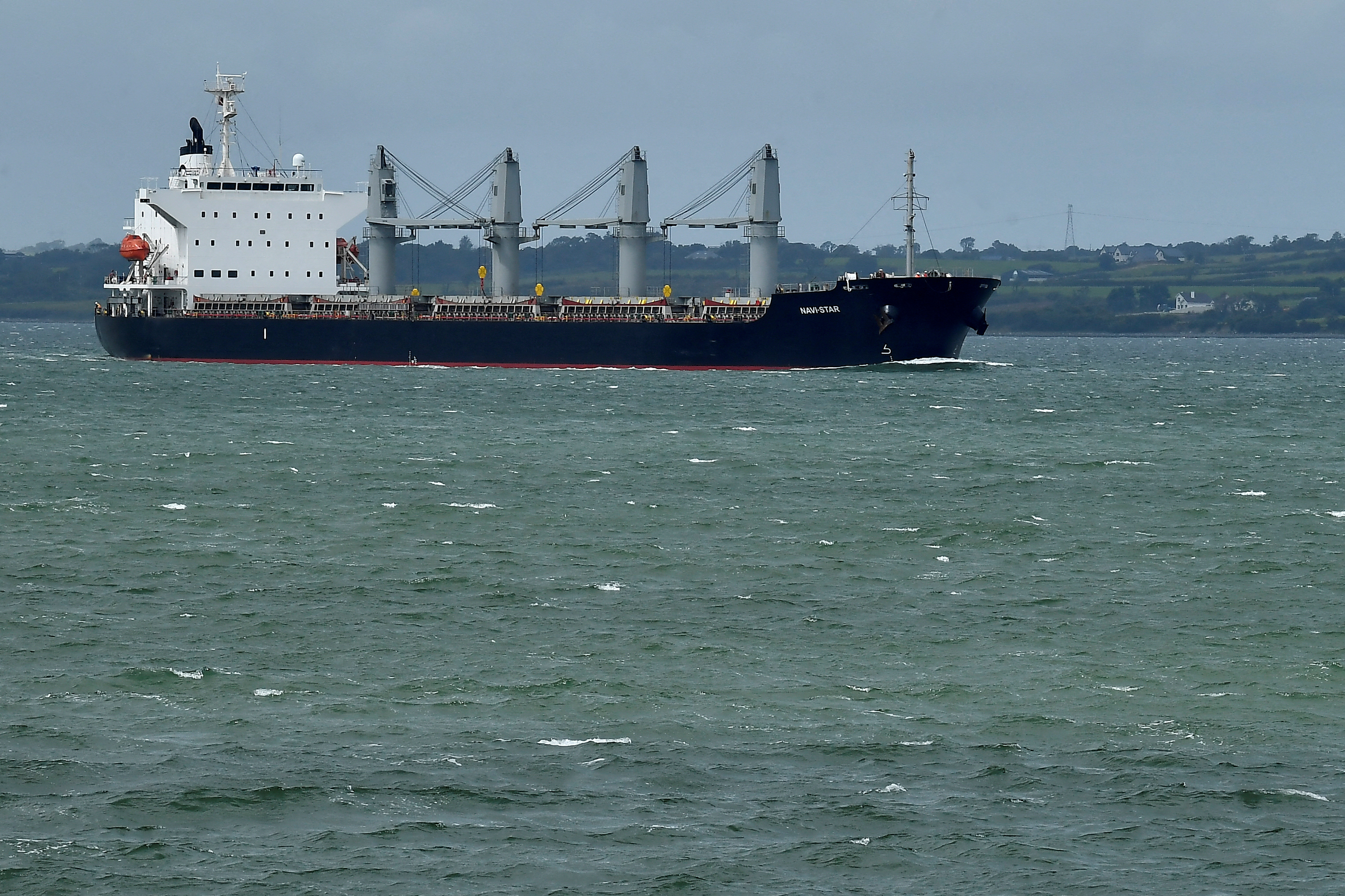 Ukrainian grain ship arrives in Ireland
