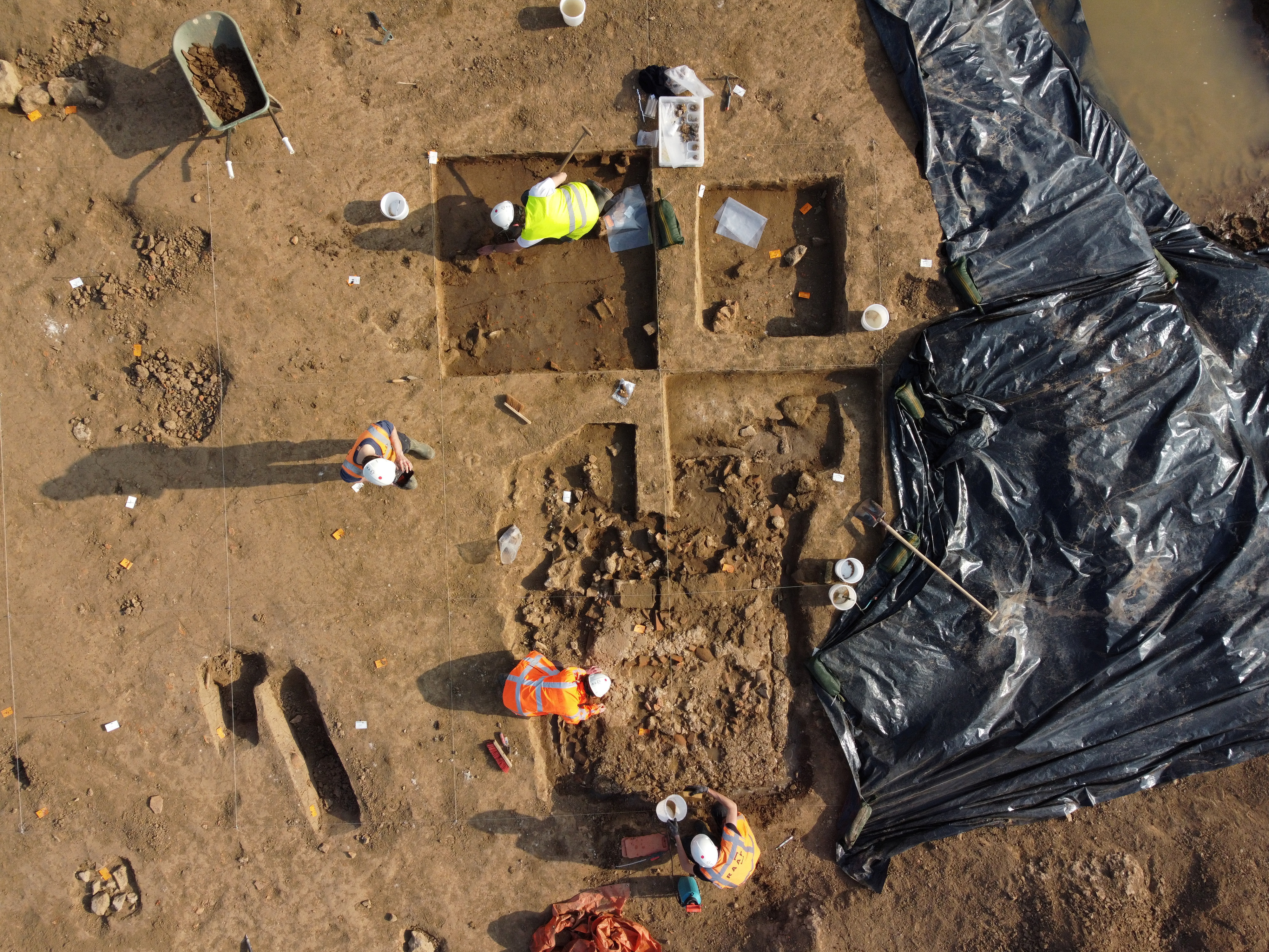 Volunteer archaeologists discover Roman temple in Netherlands