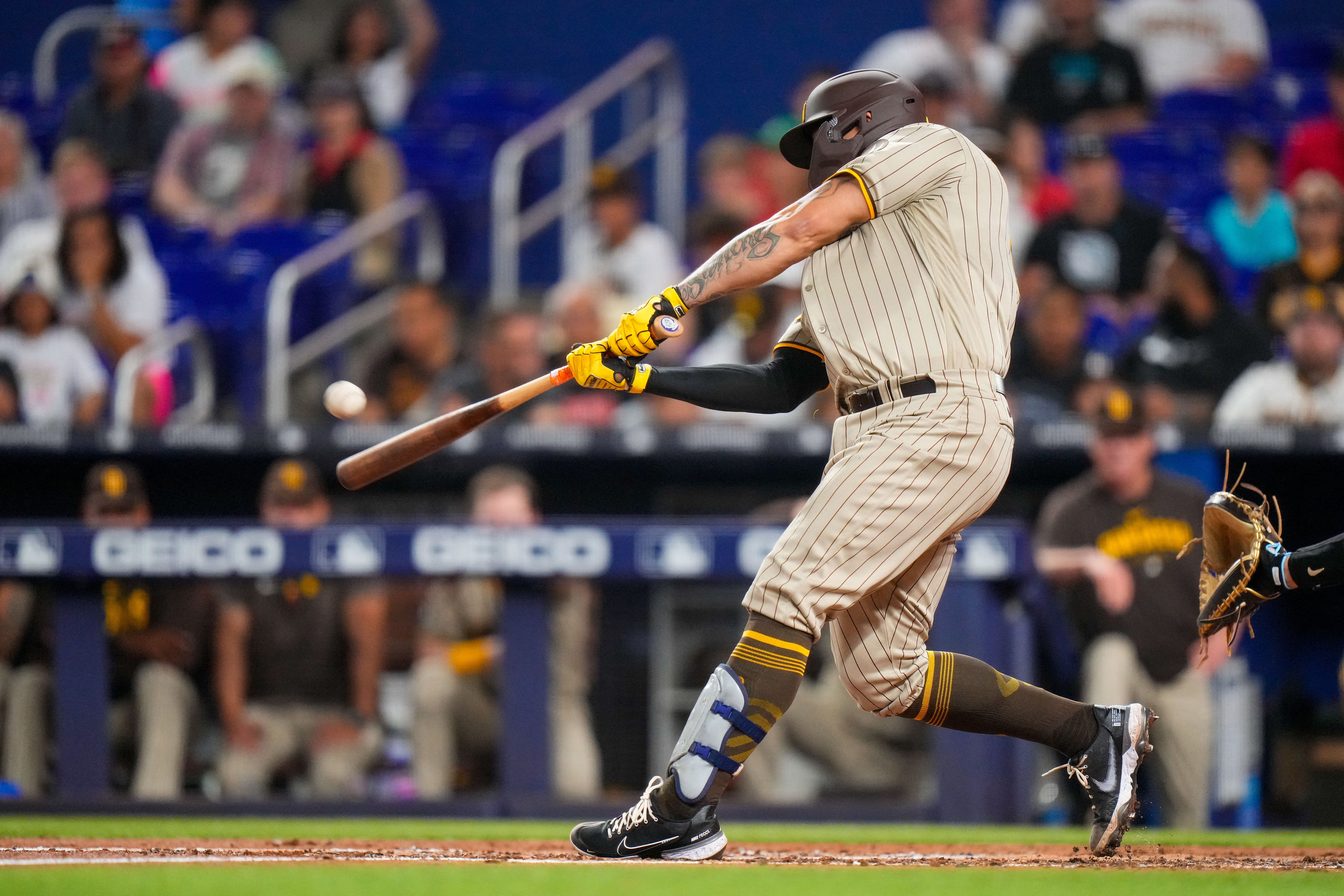 Jean Segura, Nick Fortes clutch up as Marlins rally past Padres