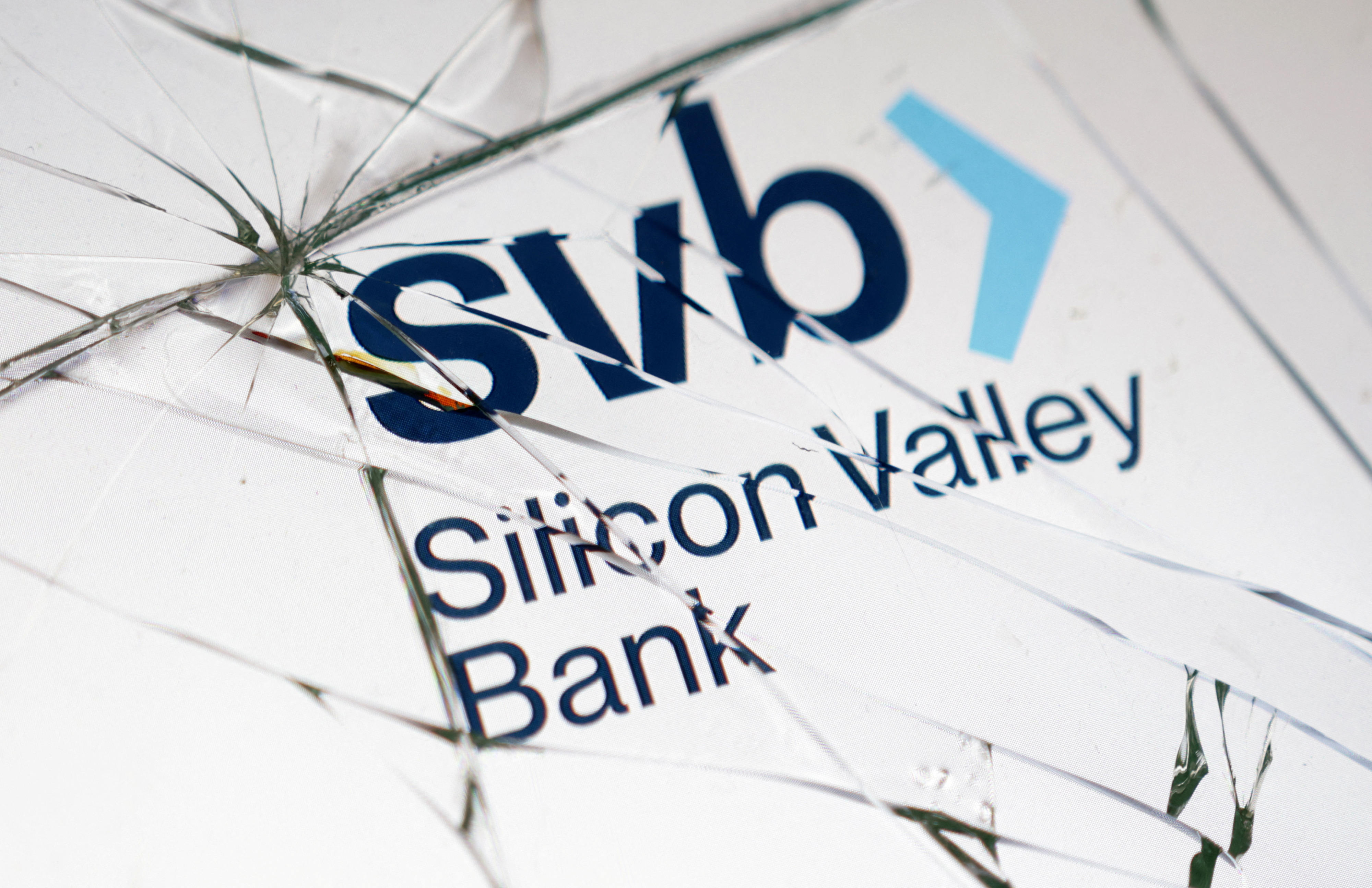 Illustration shows Silicon Valley Bank logo