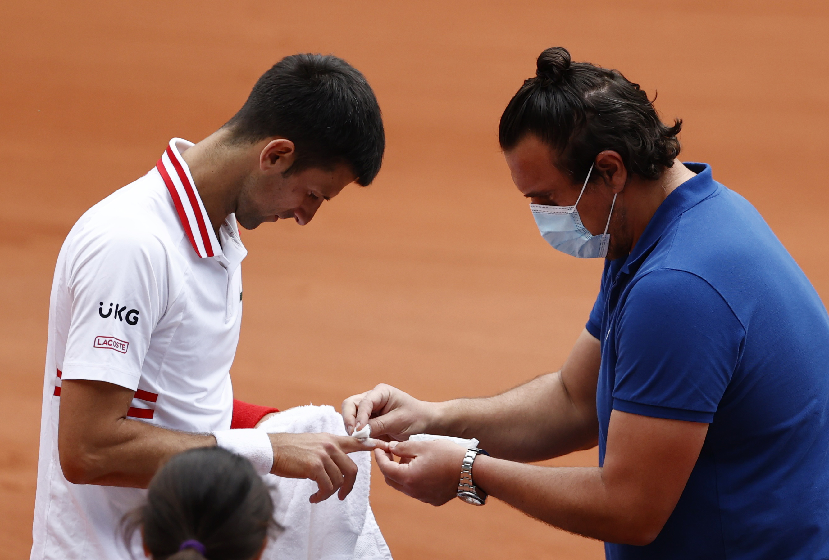 Djokovic Through After Huge Scare As Musetti Retires Reuters