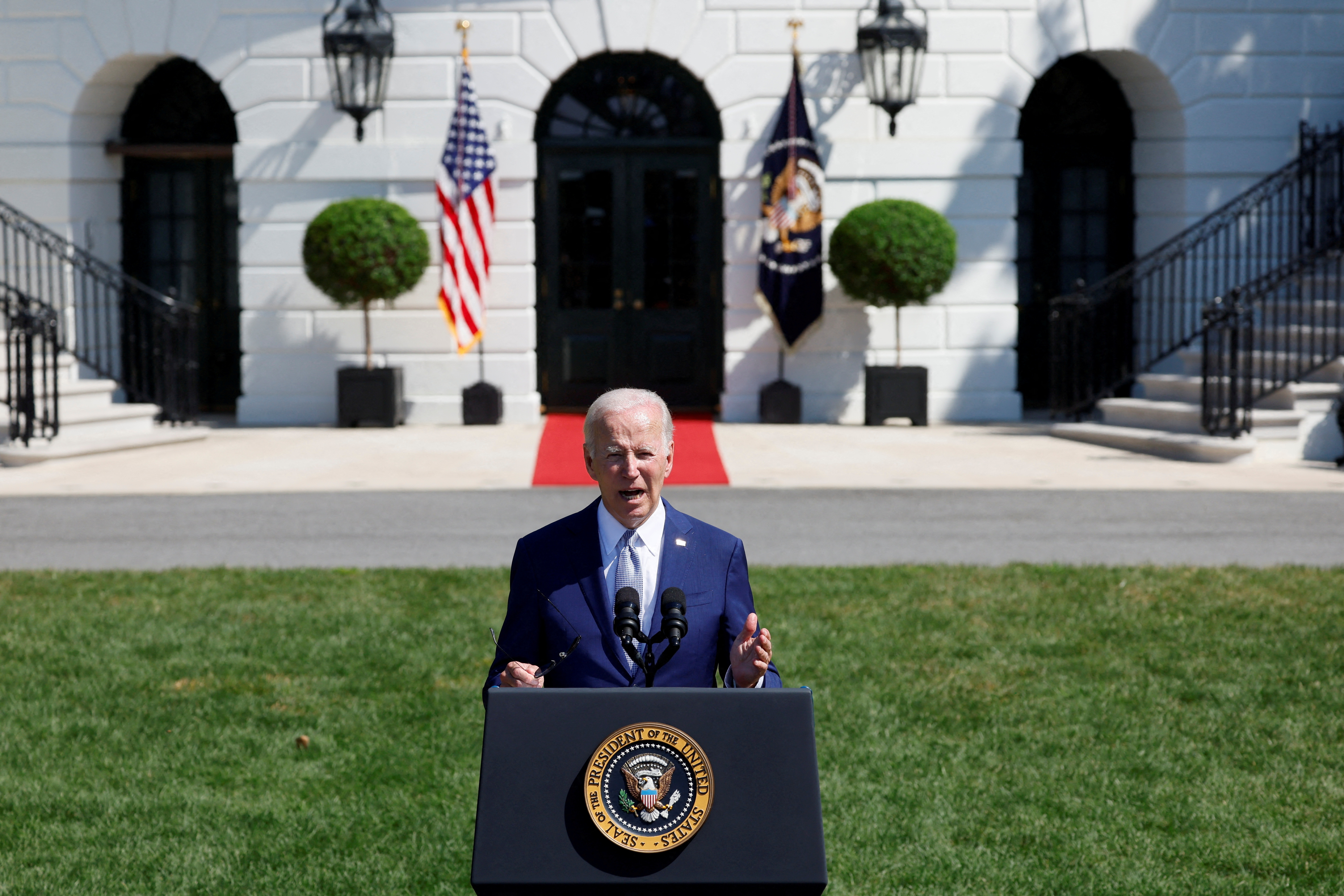 U.S. President Biden signs the CHIPS and Science Act of 2022, in Washington