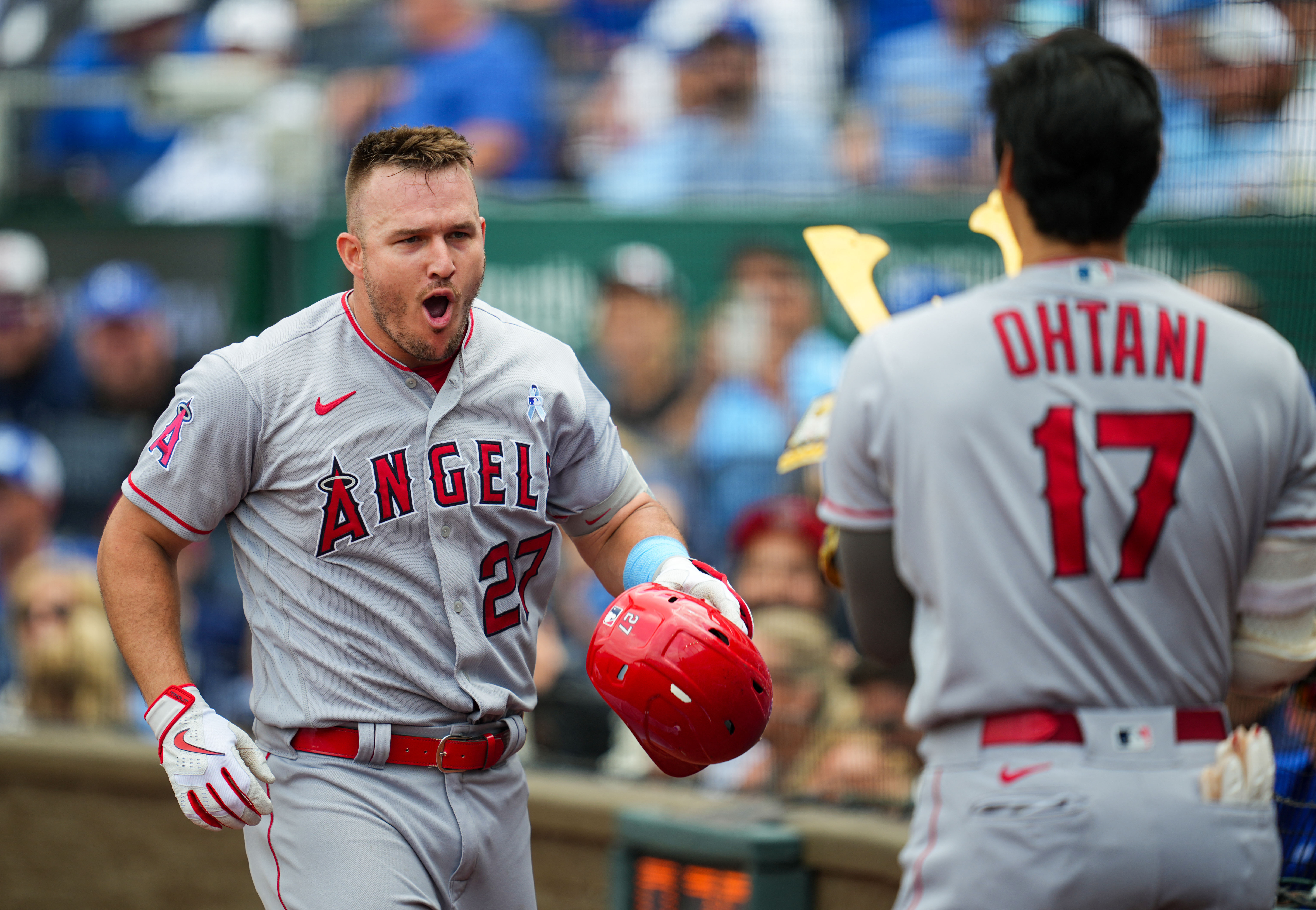 Ohtani, Trout homer to lead Angels past Royals 5-2 - The San Diego  Union-Tribune