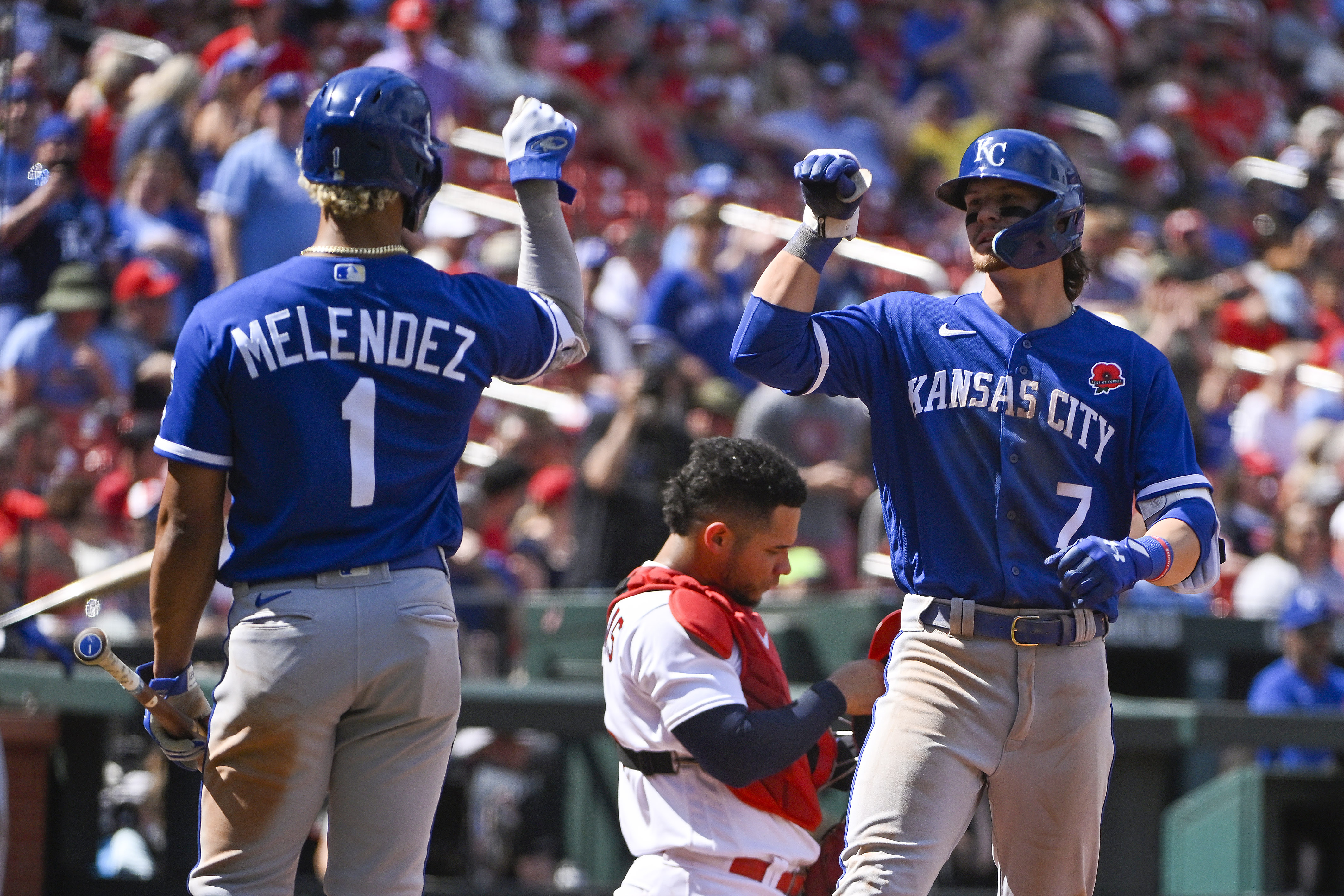 Four Royals pitchers combine on two-hit shutout of Cardinals