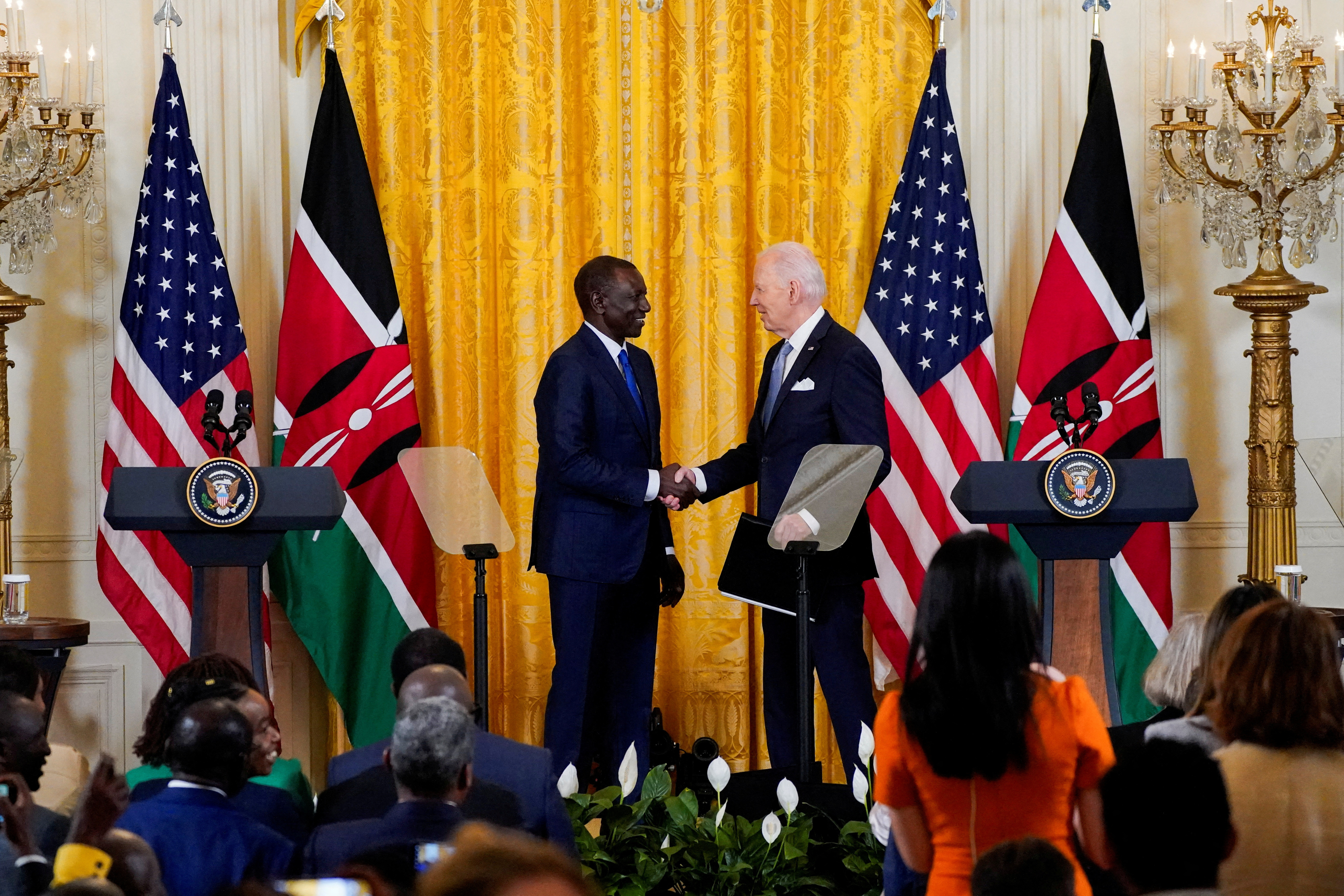 Kenyan President William Ruto visits U.S., in Washington