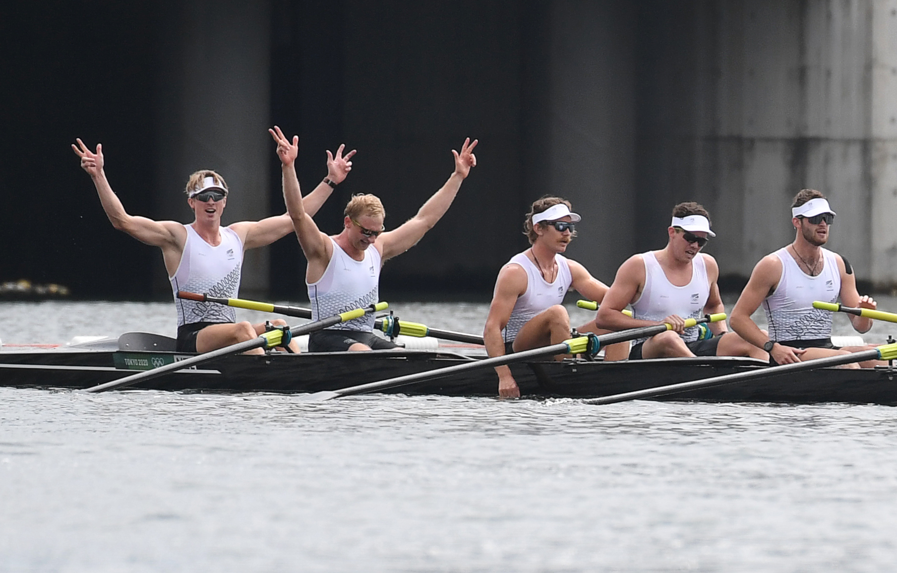 Rowing New Zealand Win Gold In Men S Eight Reuters